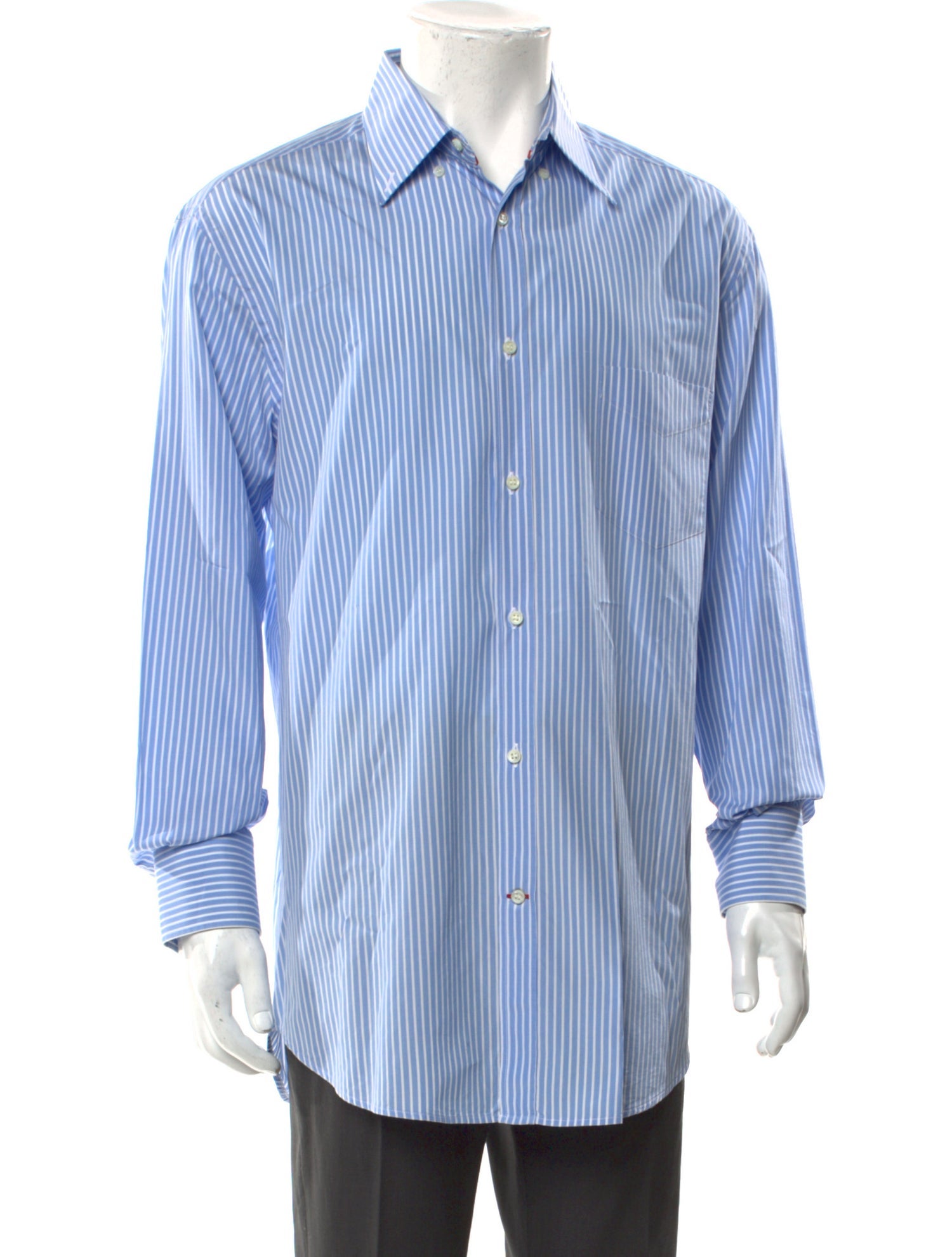 Brunello Cucinelli Striped Long Sleeve Shirt