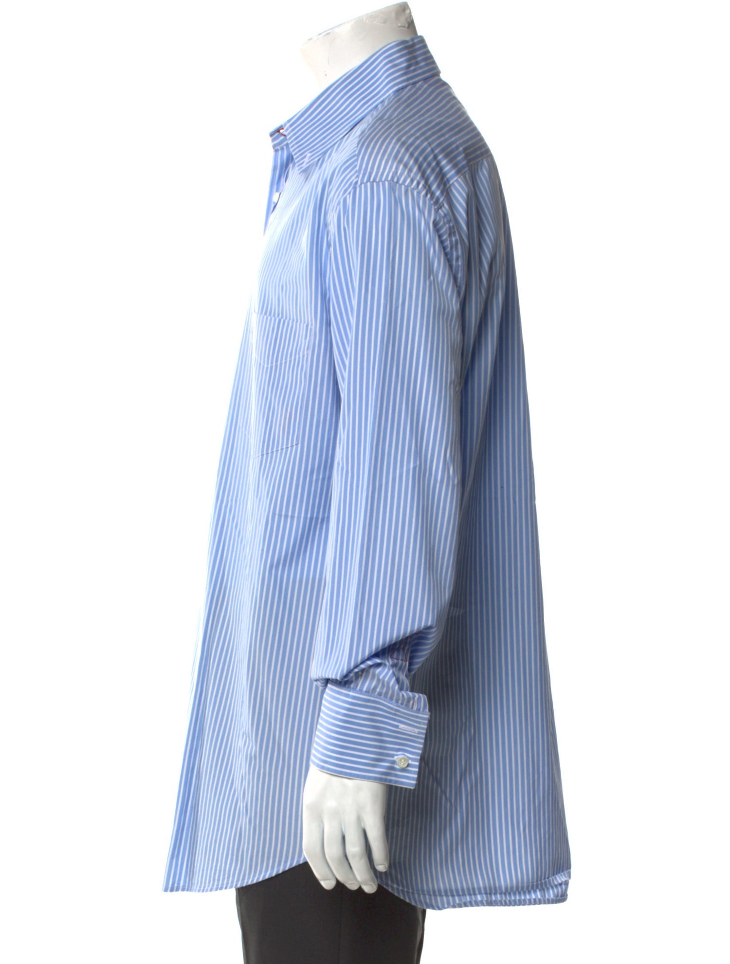 Brunello Cucinelli Striped Long Sleeve Shirt