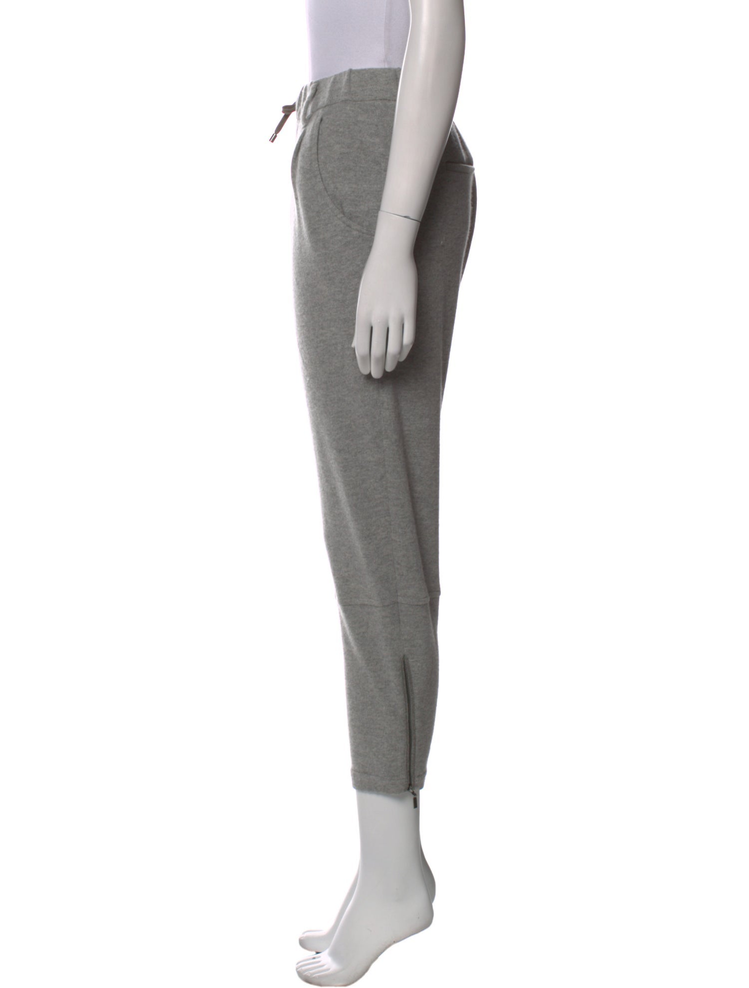 Brunello Cucinelli Virgin Wool Skinny Leg Pants