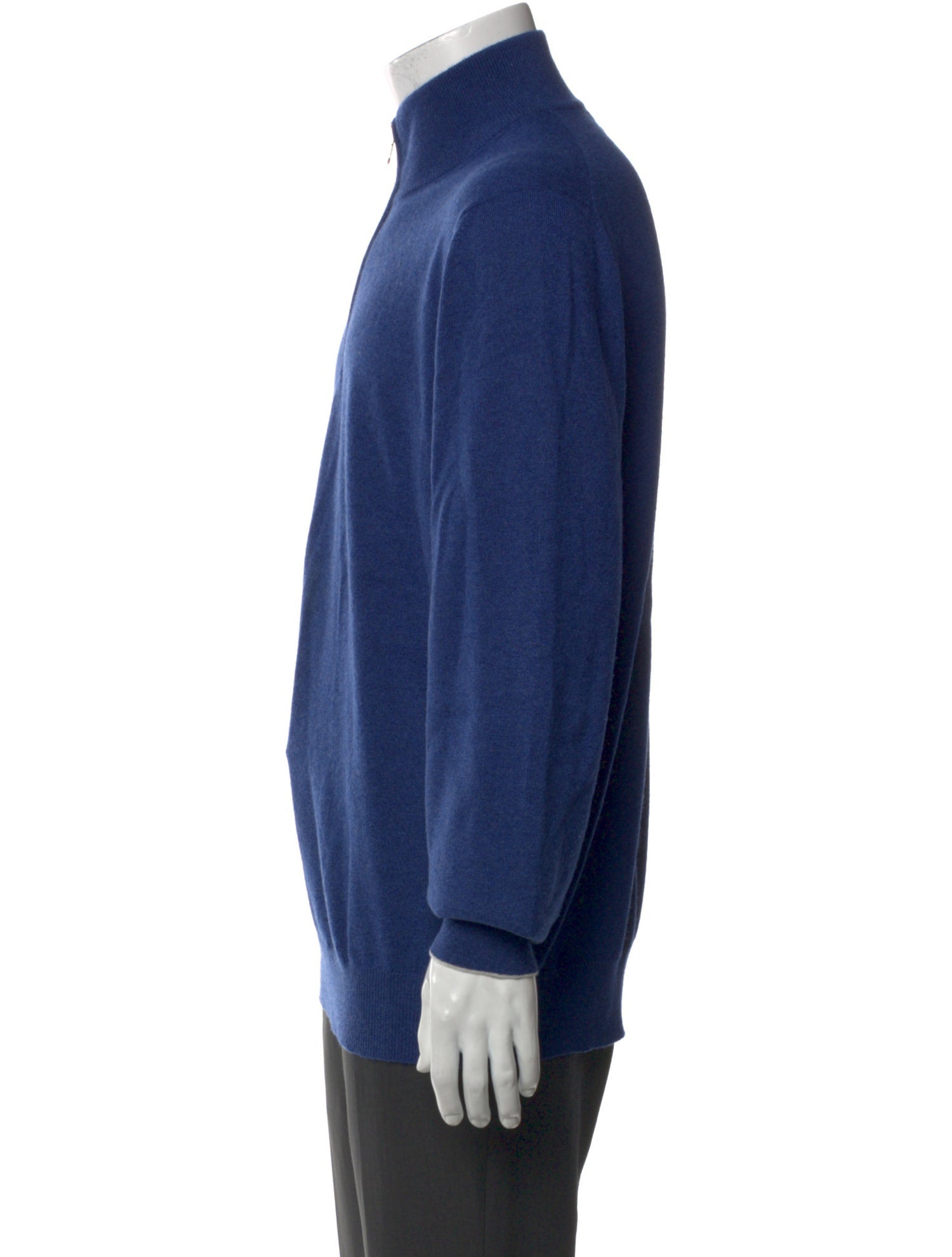 Brunello Cucinelli Cashmere Mock Neck Polo Sweater