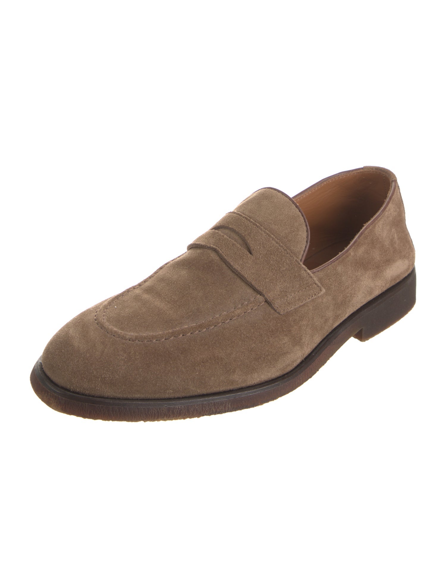 Brunello Cucinelli Suede Dress Loafers
