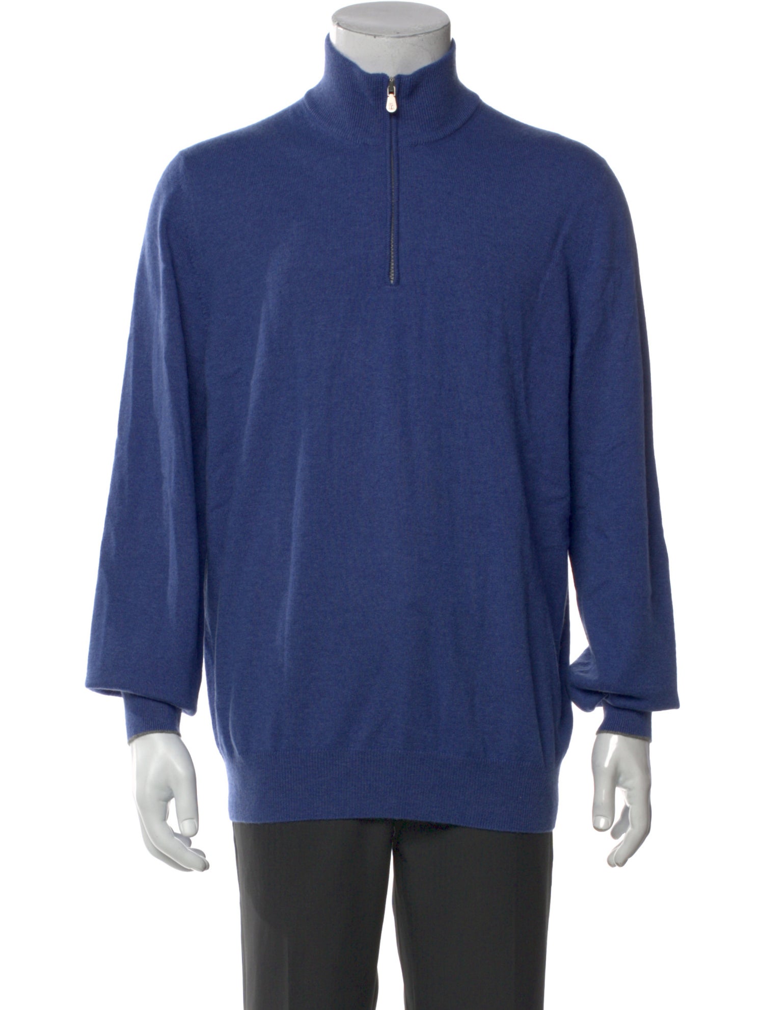 Brunello Cucinelli Cashmere Turtleneck Polo Sweater