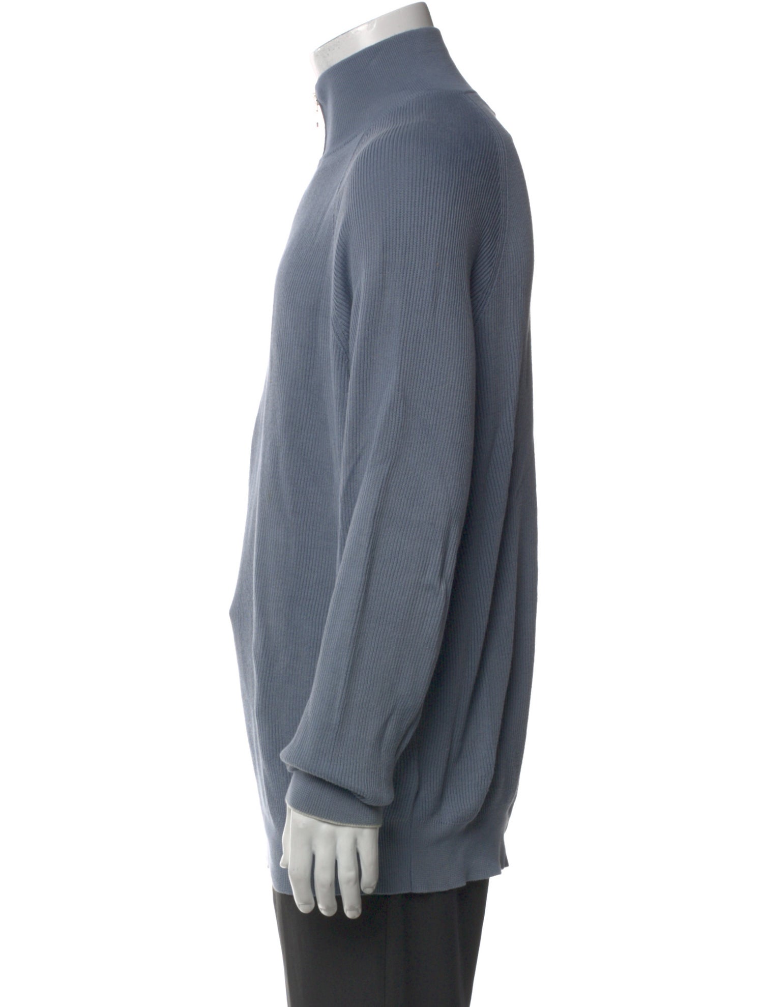 Brunello Cucinelli Turtleneck Long Sleeve Polo Sweater