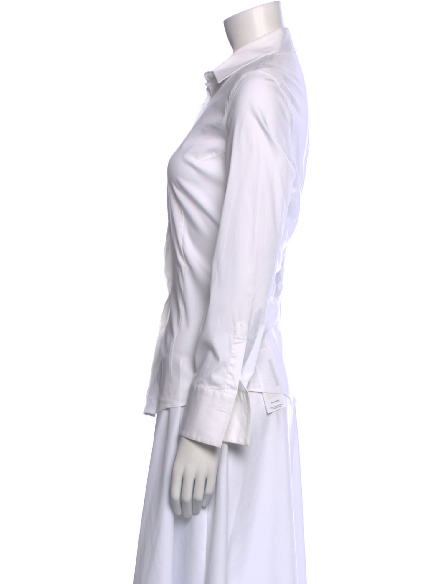 Brunello Cucinelli Long Sleeve Button-Up Top