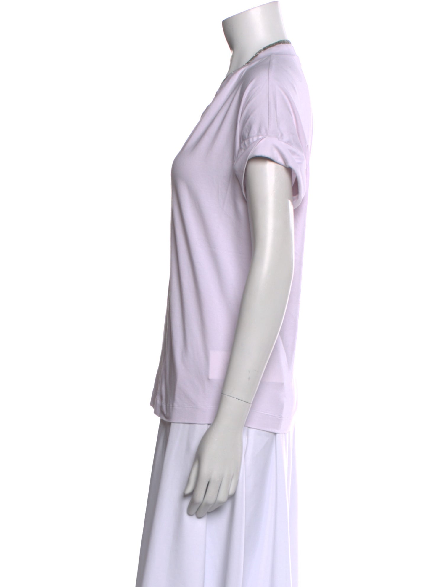 Brunello Cucinelli V-Neck Short Sleeve T-Shirt