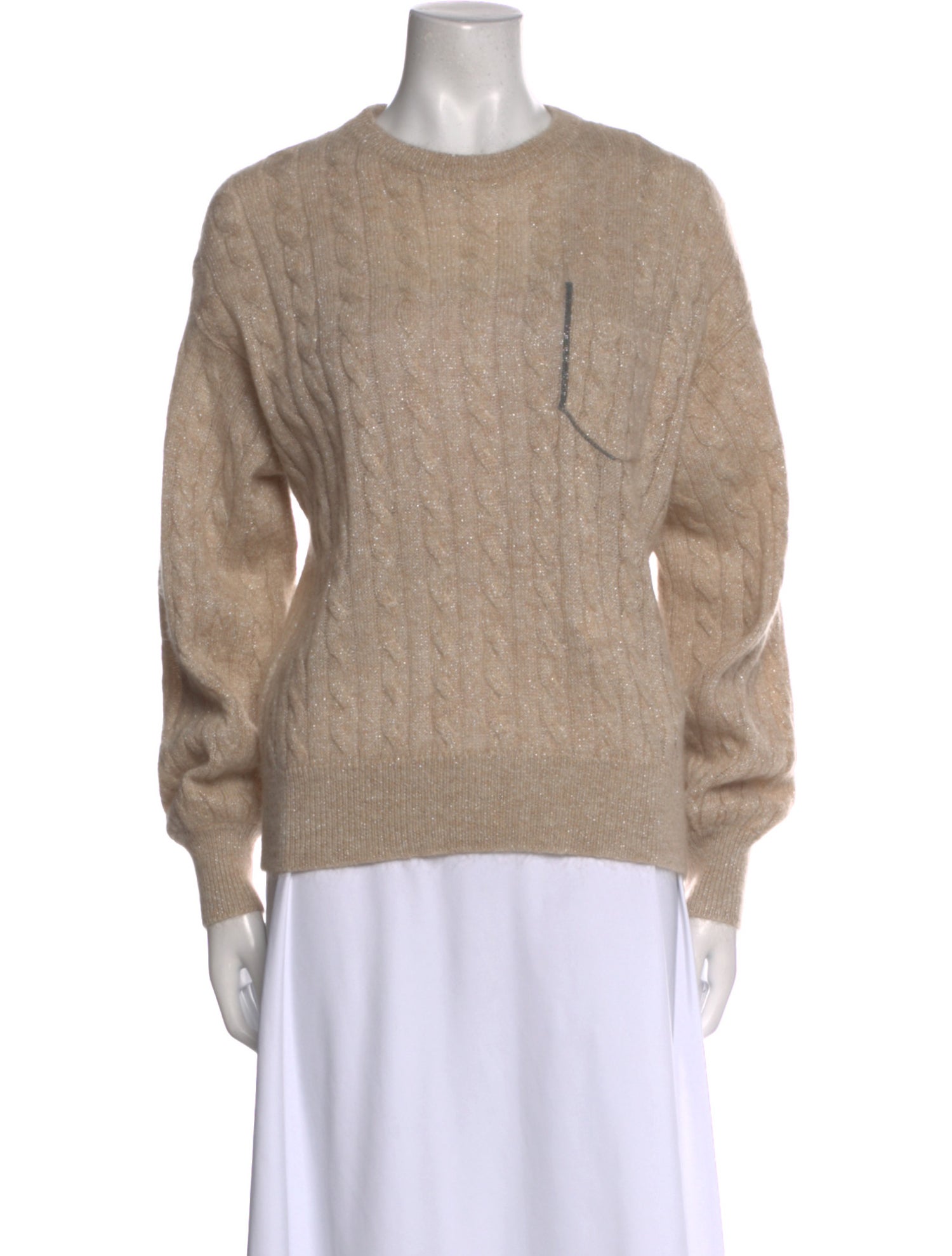 Brunello Cucinelli Mohair Crew Neck Sweater