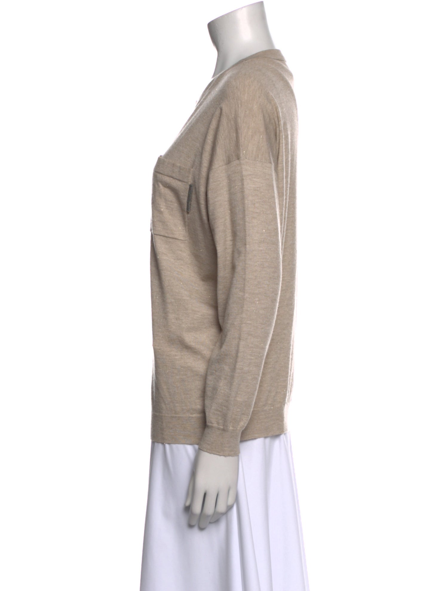 Brunello Cucinelli Crew Neck Long Sleeve Sweatshirt