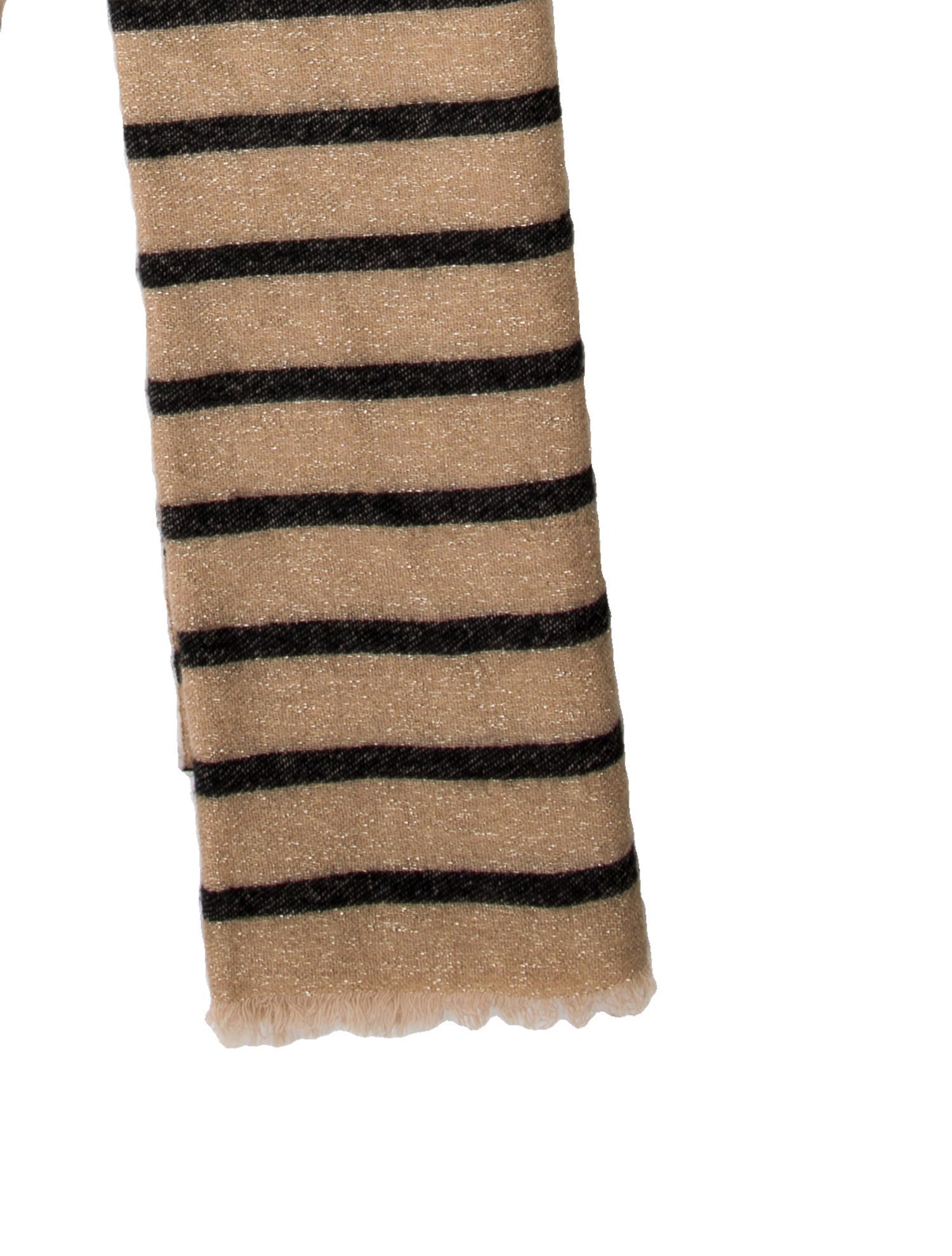 Brunello Cucinelli Cashmere Striped Scarf w/ Tags