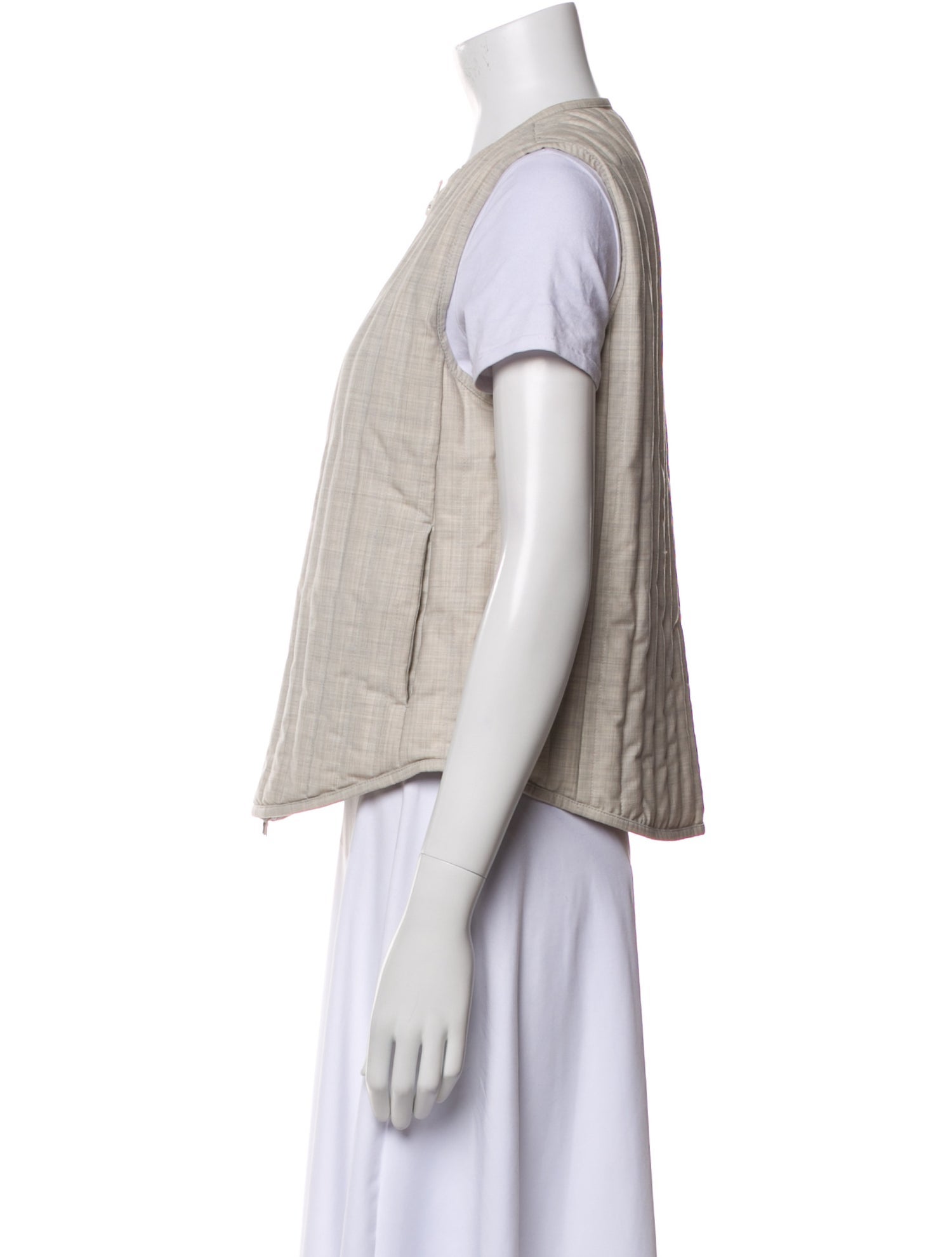 Brunello Cucinelli Virgin Wool Striped Vest