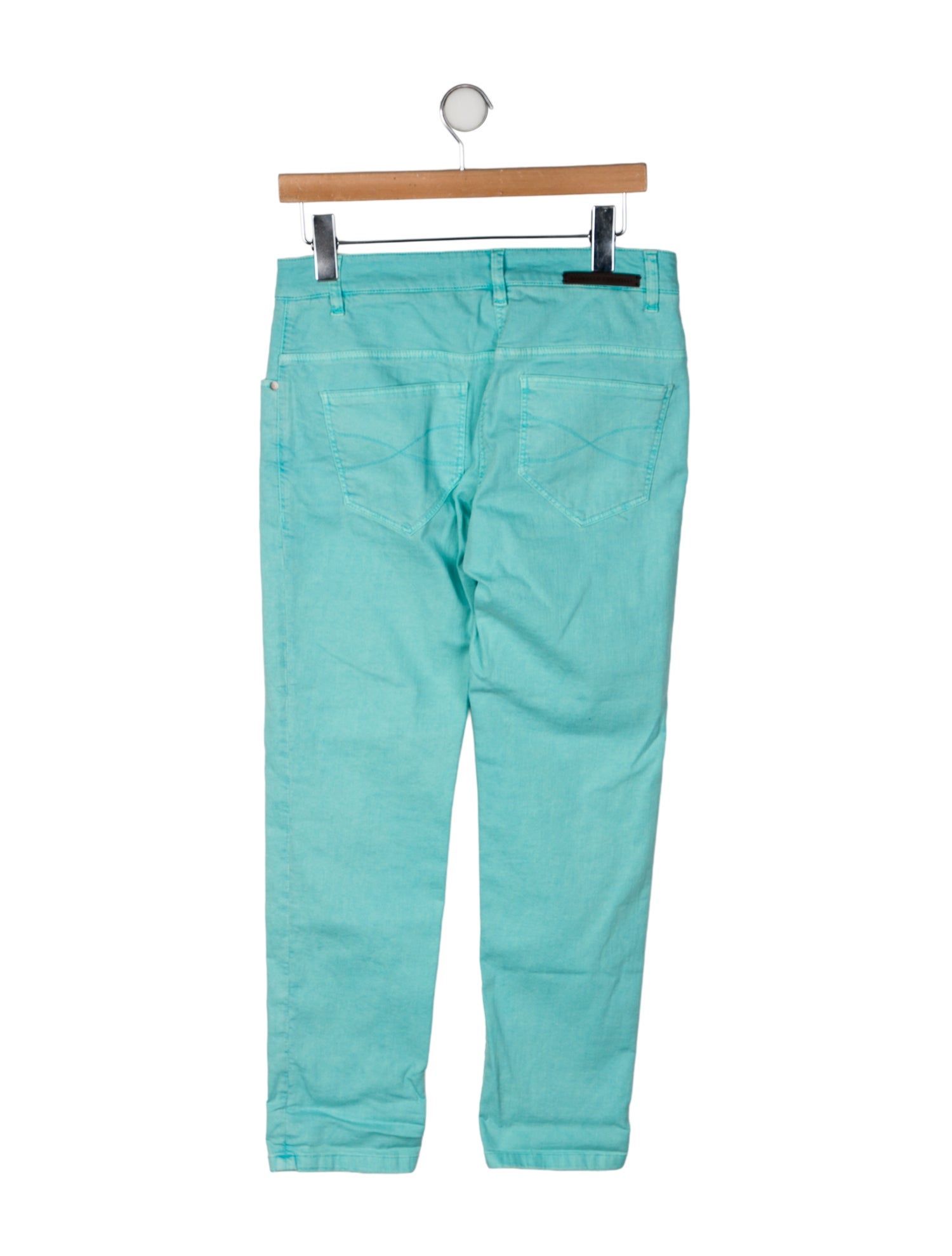 Brunello Cucinelli Mid-Rise Straight Leg Jeans