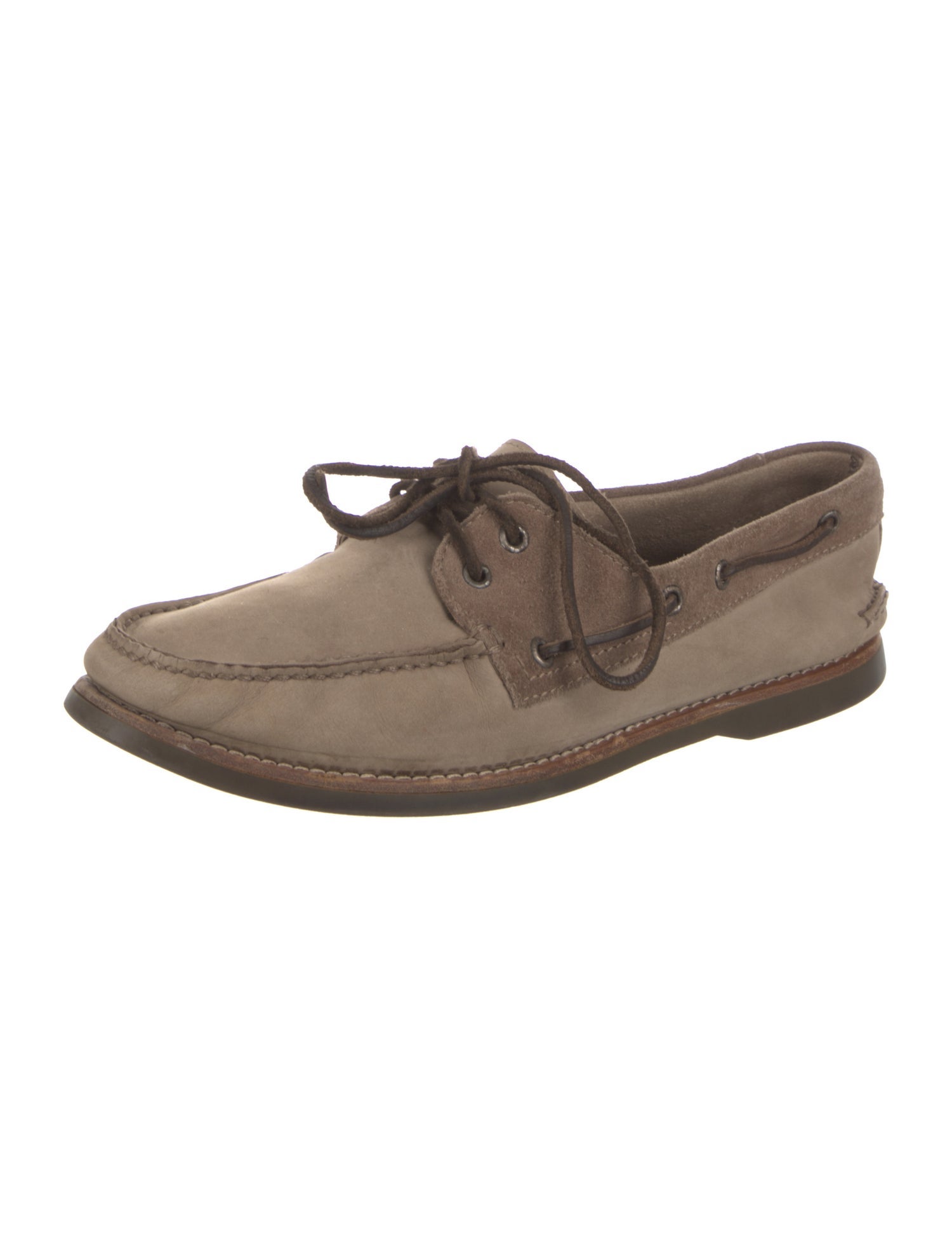 Brunello Cucinelli Nubuck Boat Shoes