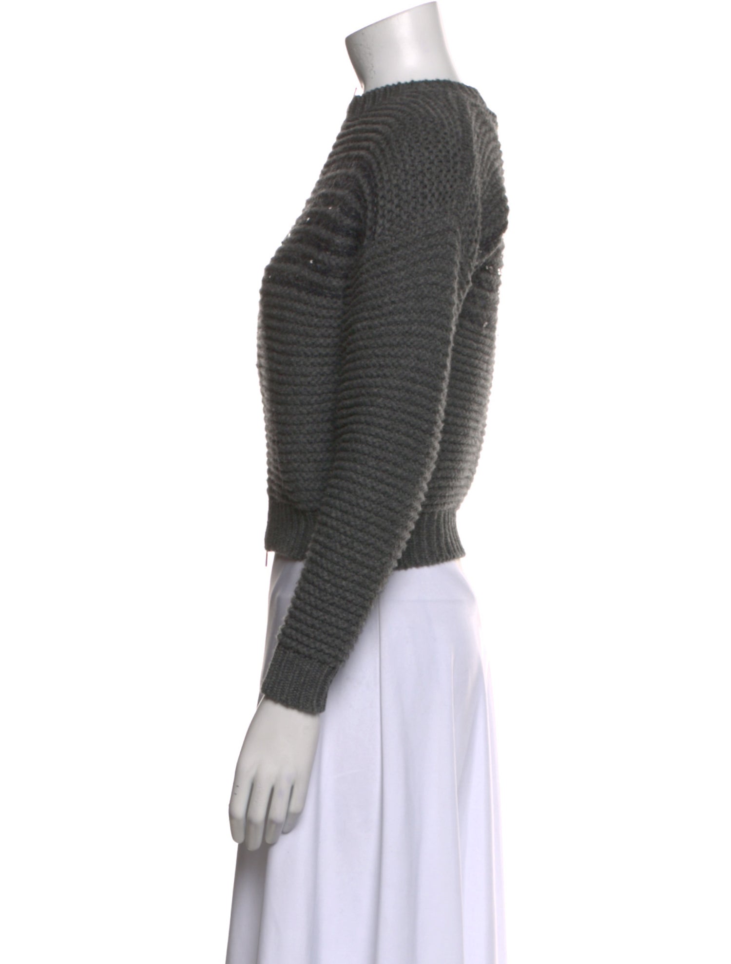 Brunello Cucinelli Virgin Wool Crew Neck Sweater