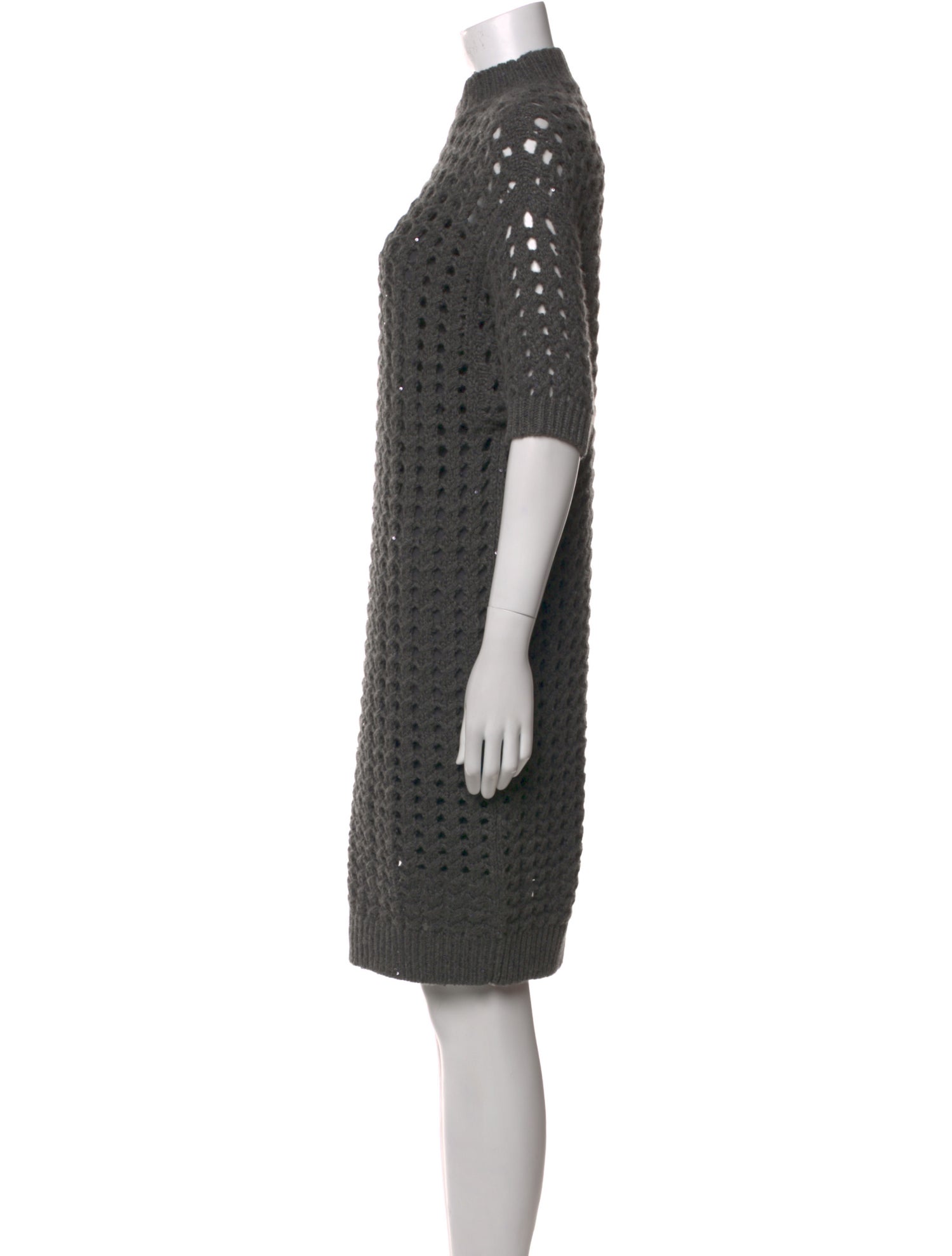 Brunello Cucinelli Cashmere Knee-Length Dress