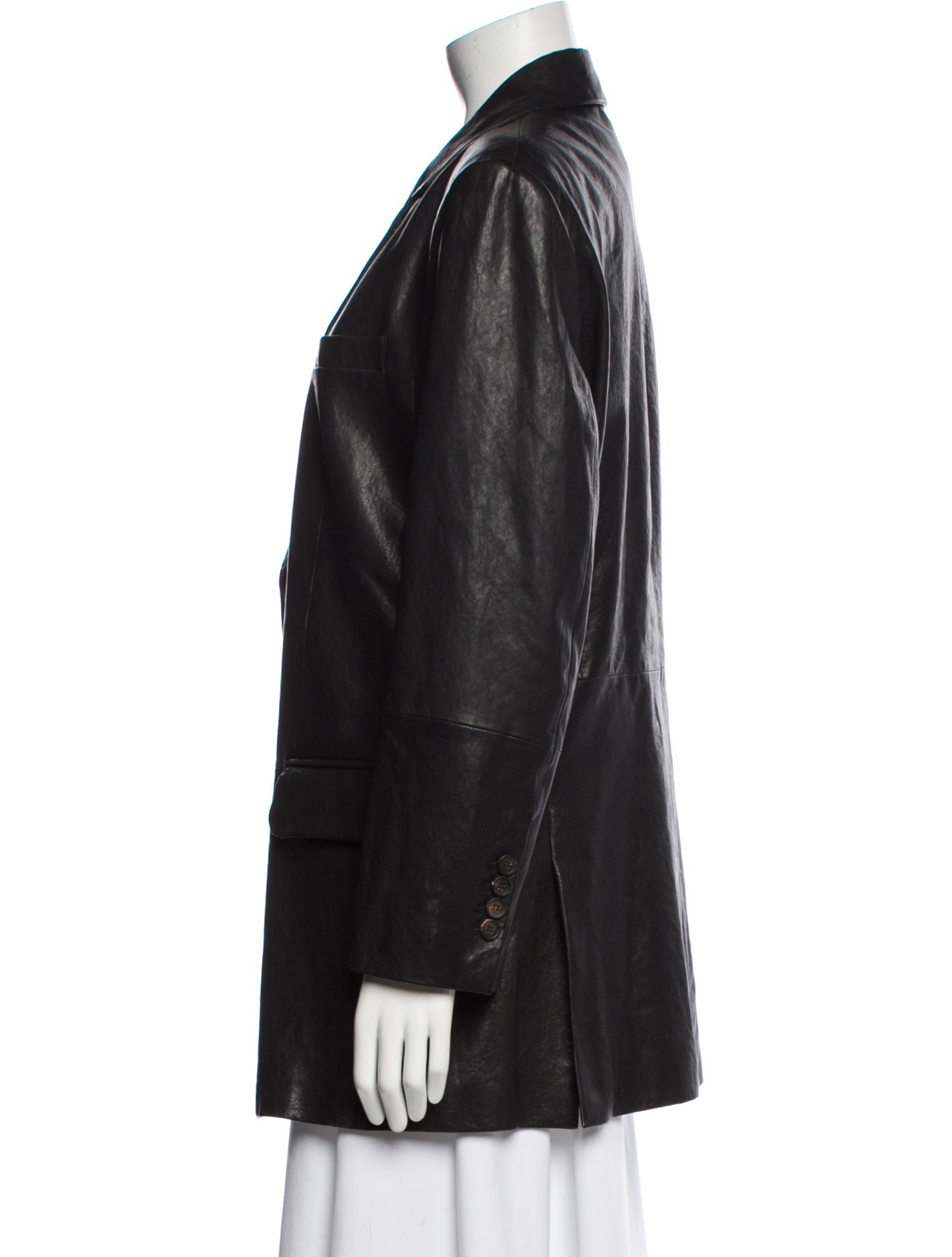 Brunello Cucinelli Leather Blazer