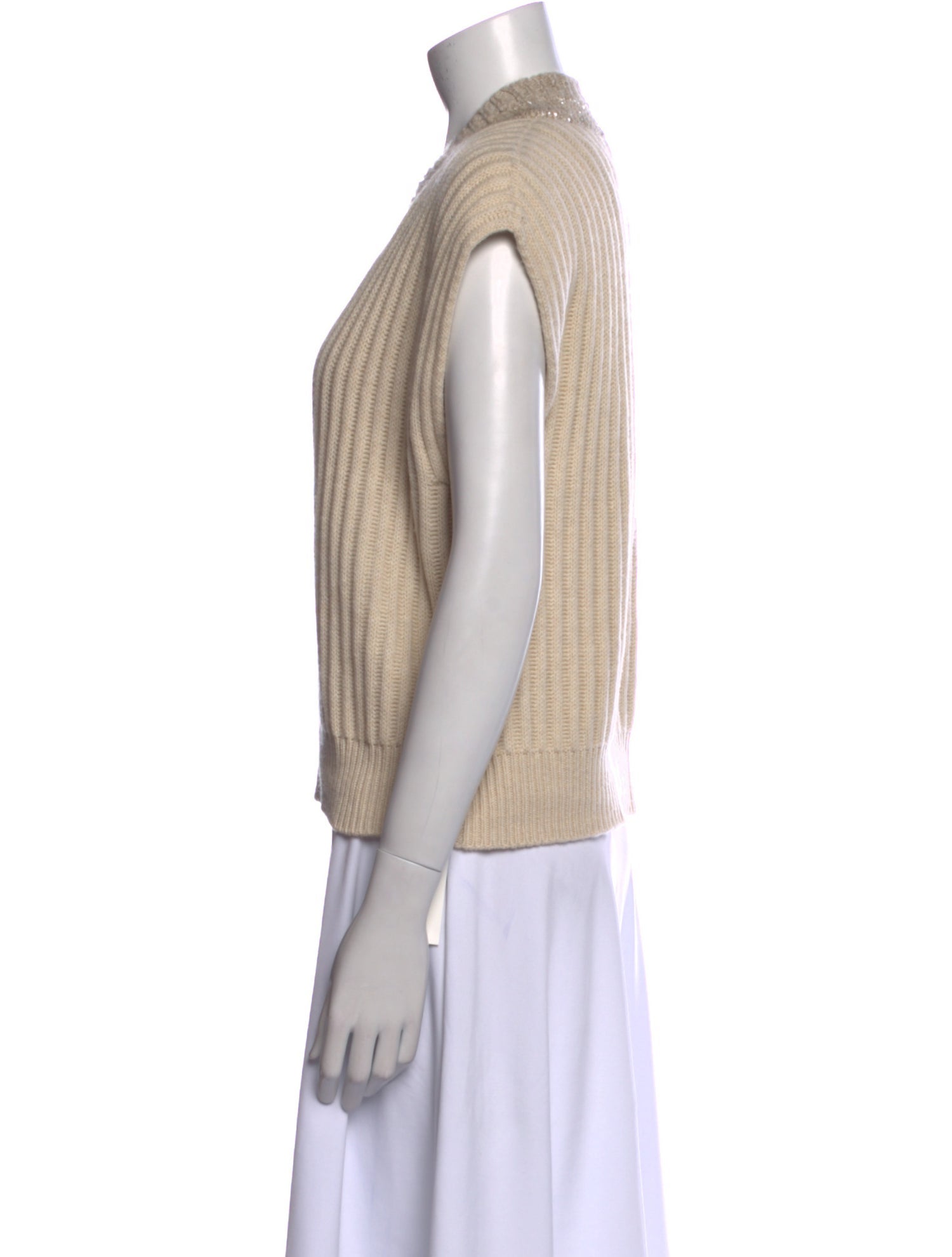 Brunello Cucinelli Cashmere V-Neck Sweater