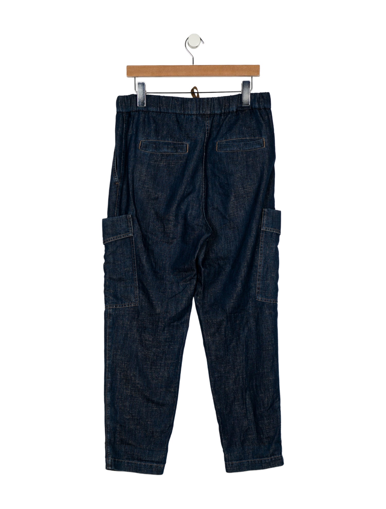 Brunello Cucinelli High-Rise Straight Leg Jeans