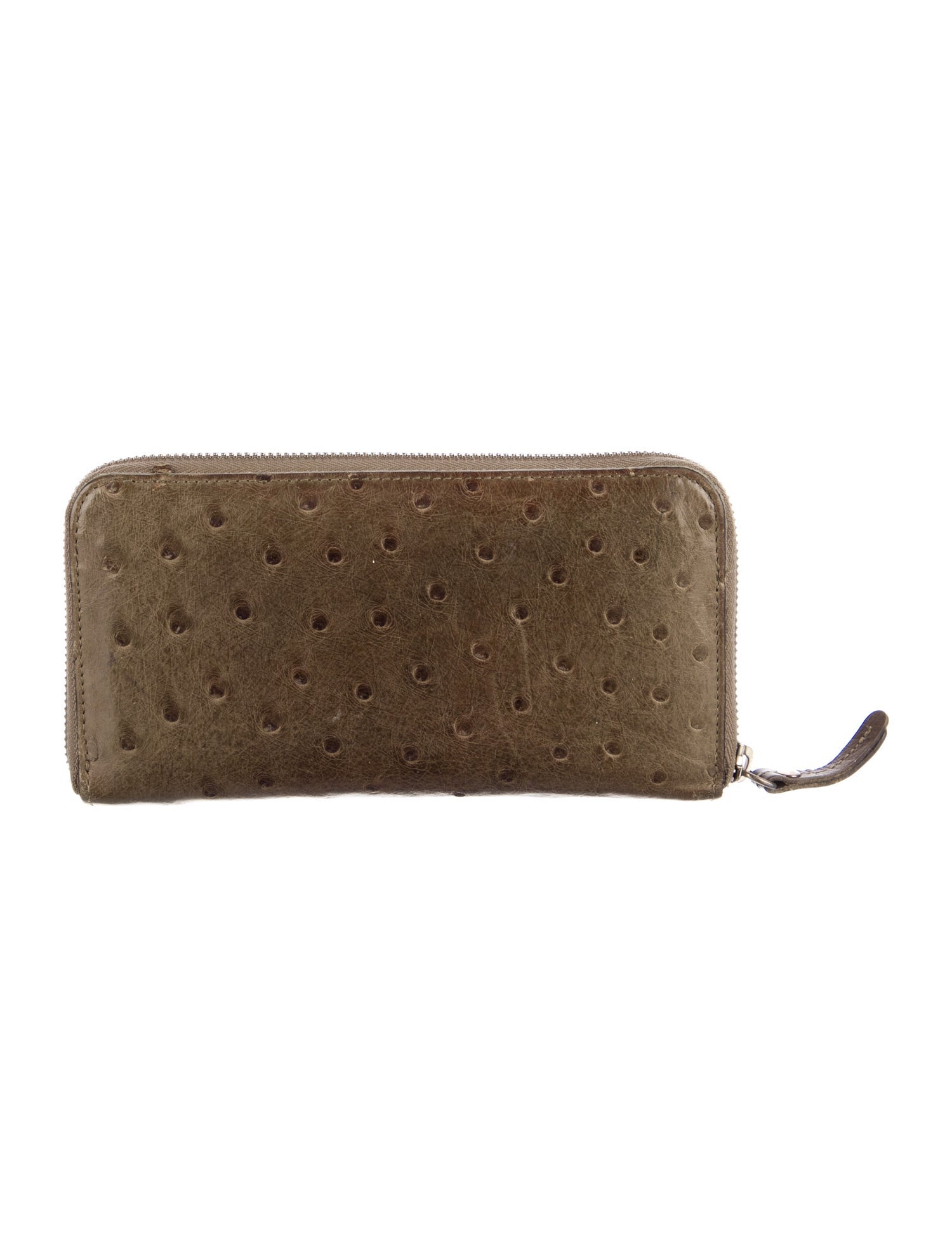 Brunello Cucinelli Ostrich Continental Wallet