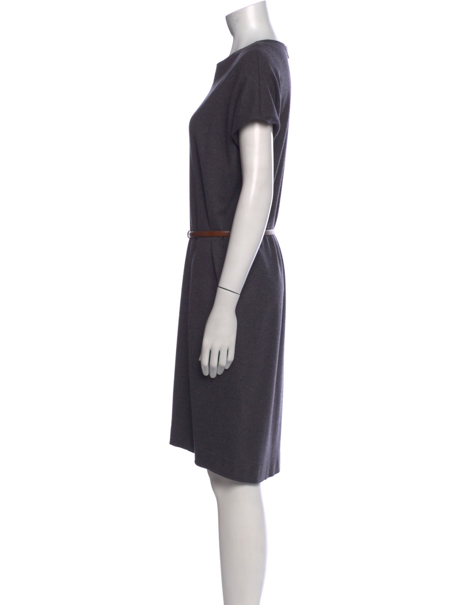 Brunello Cucinelli Virgin Wool Knee-Length Dress