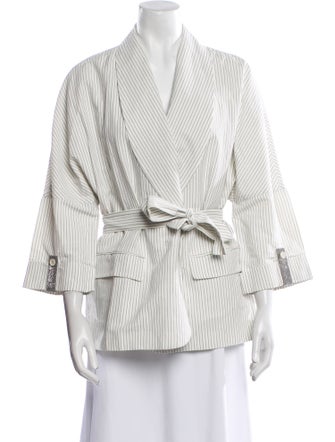 Brunello Cucinelli Striped Jacket