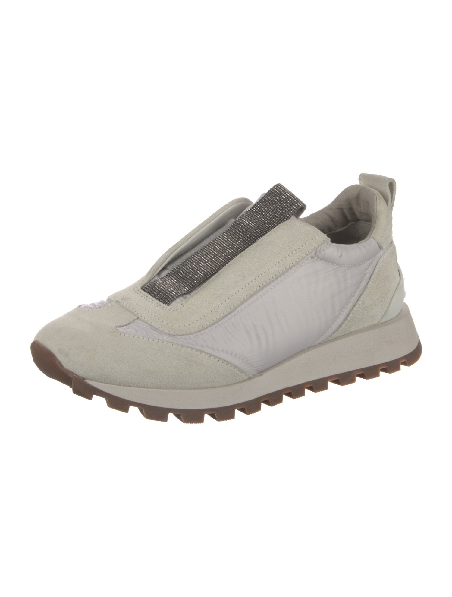 Brunello Cucinelli Monili Suede Sneakers