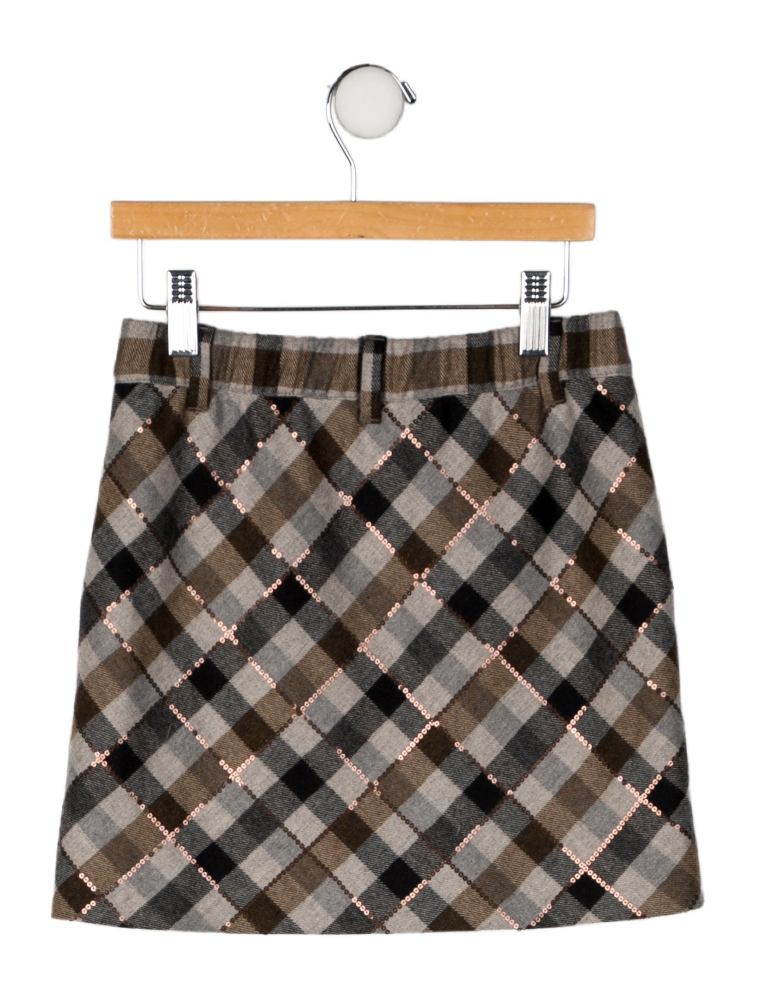 Brunello Cucinelli Plaid Skirt