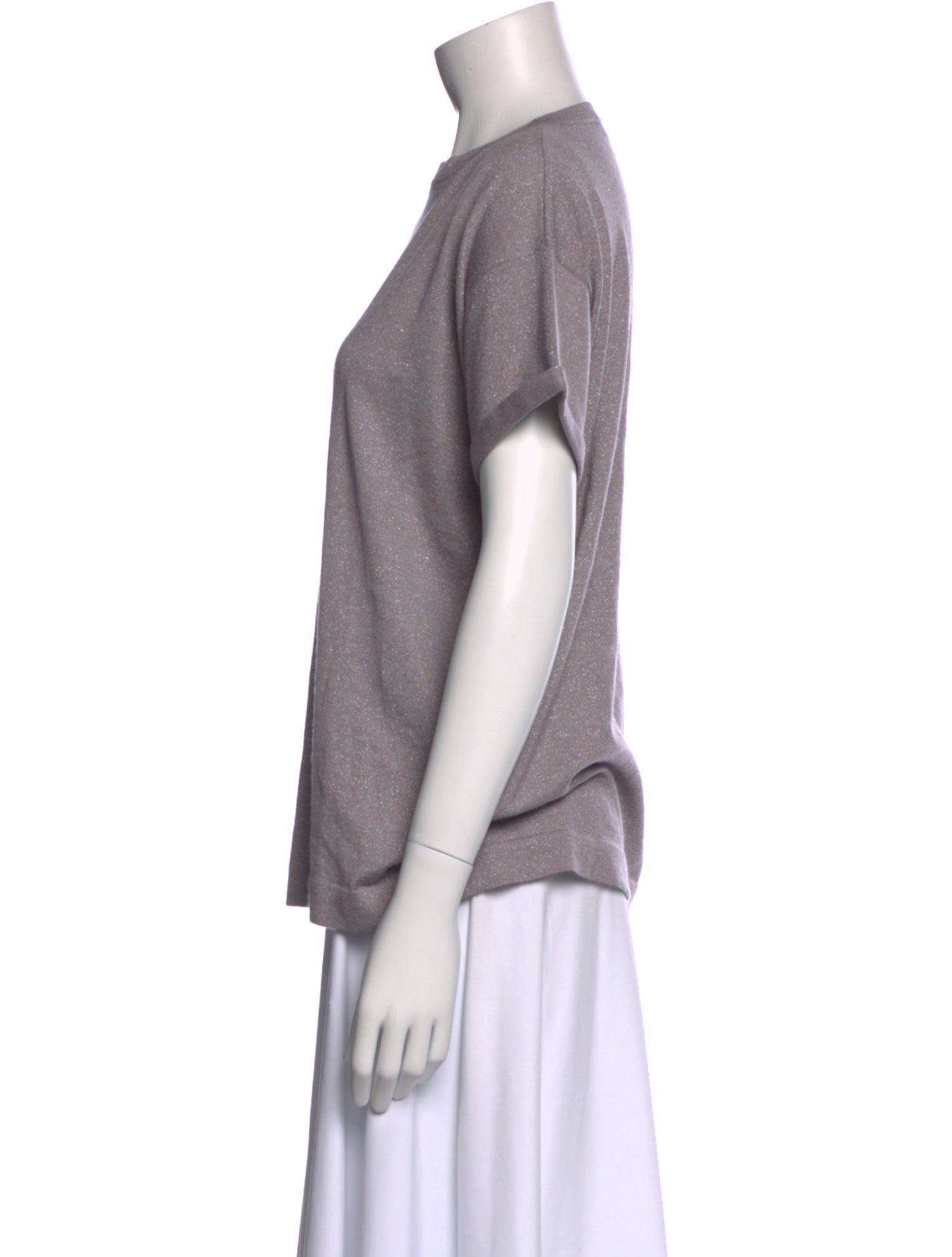 Brunello Cucinelli Crew Neck Short Sleeve T-Shirt