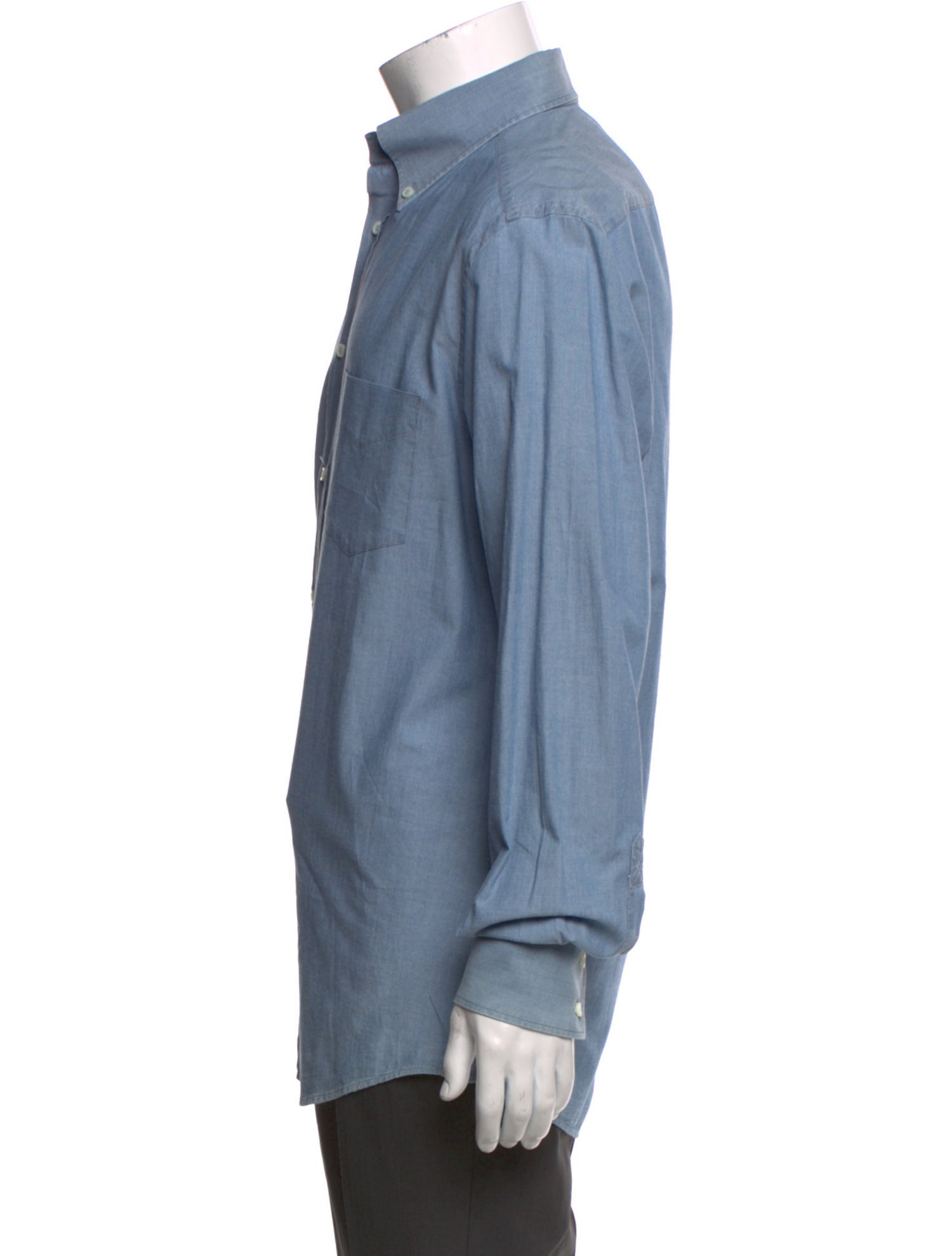 Brunello Cucinelli Long Sleeve Denim Shirt