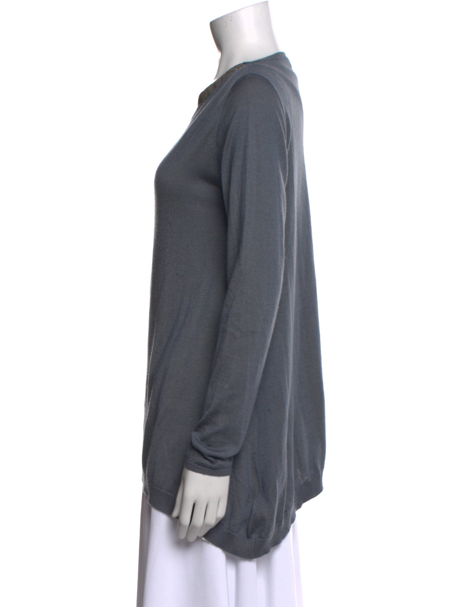 Brunello Cucinelli Cashmere Scoop Neck Sweater