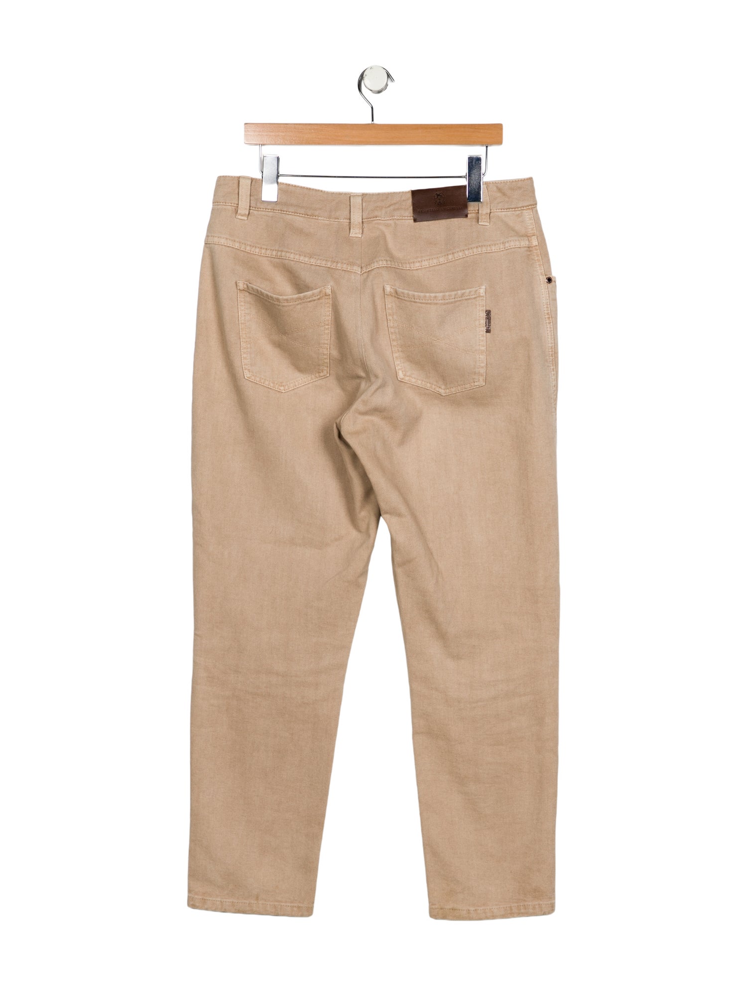 Brunello Cucinelli Mid-Rise Straight Leg Jeans