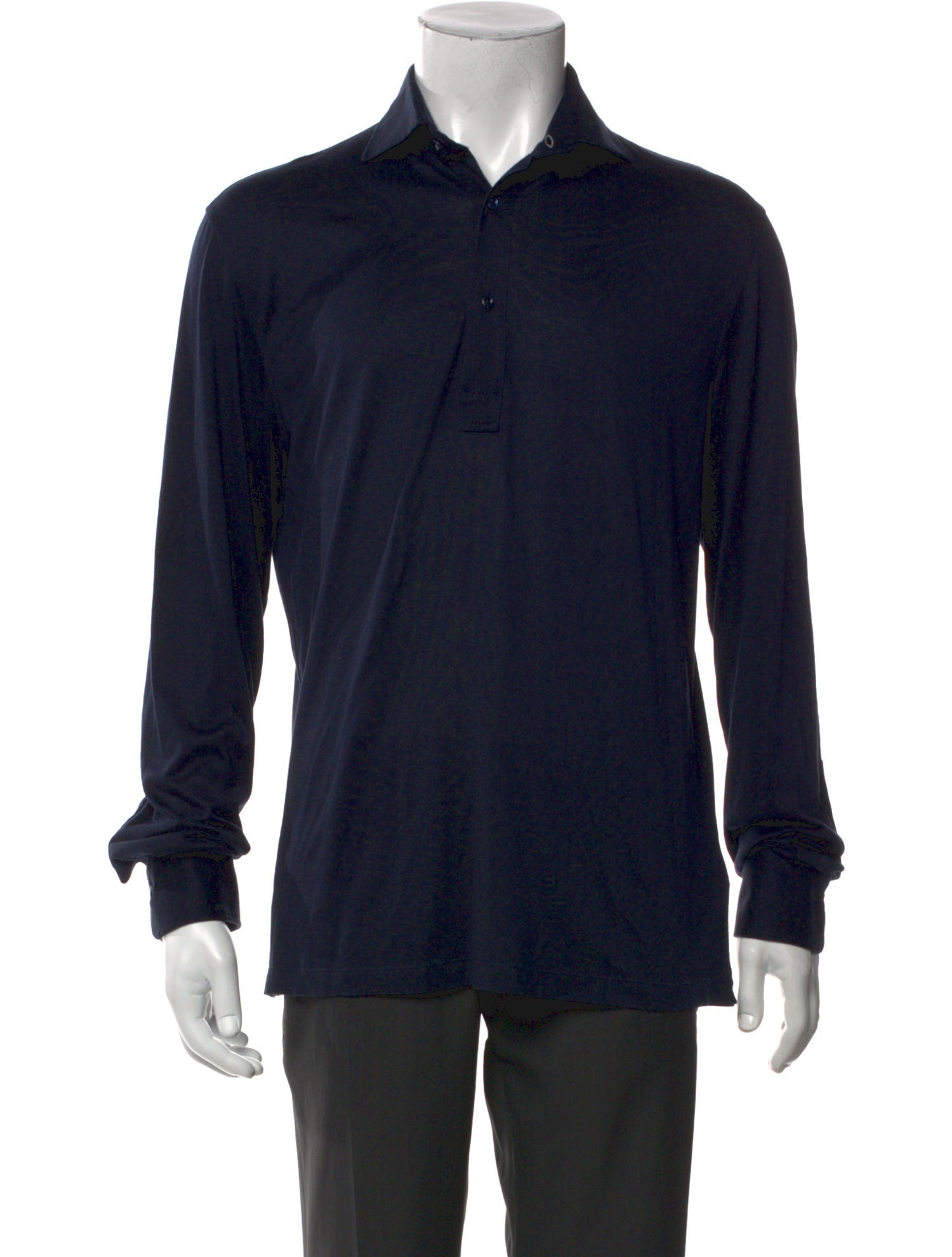Brunello Cucinelli Silk Collar Polo Shirt