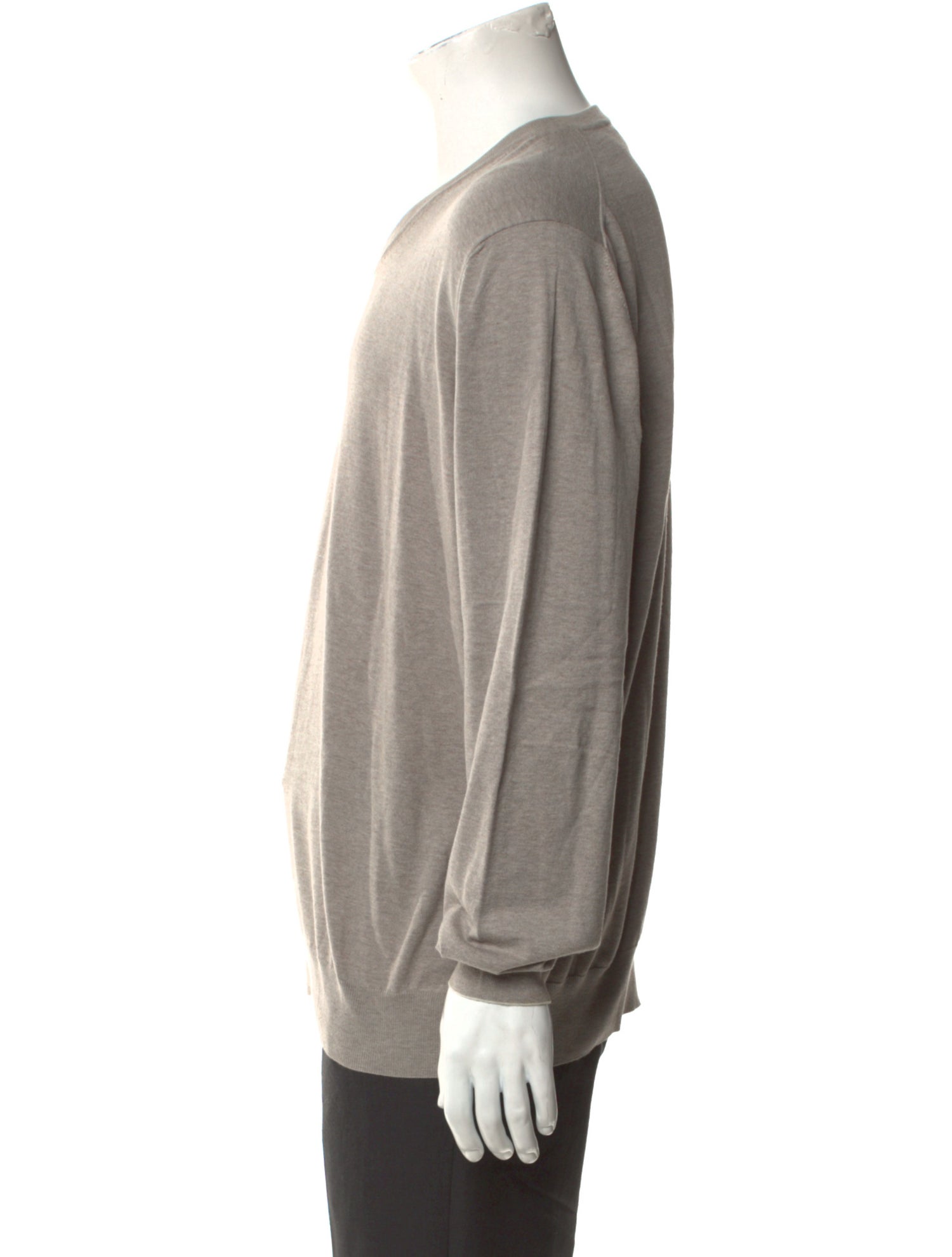 Brunello Cucinelli V-Neck Long Sleeve Pullover
