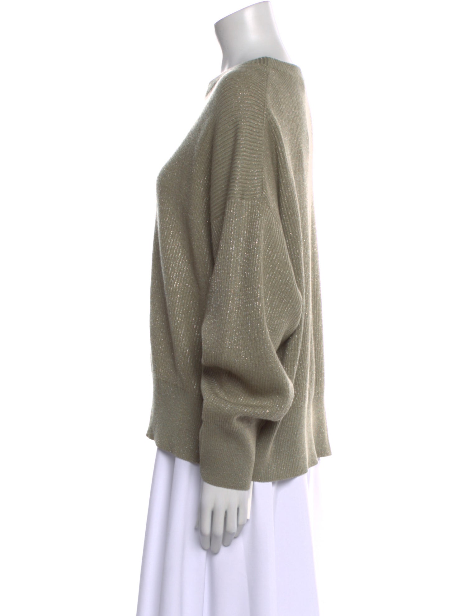 Brunello Cucinelli Cashmere Scoop Neck Sweater w/ Tags