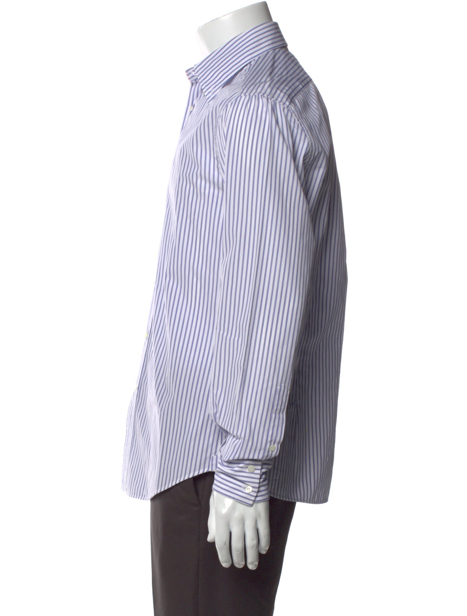 Brunello Cucinelli Striped Long Sleeve Shirt