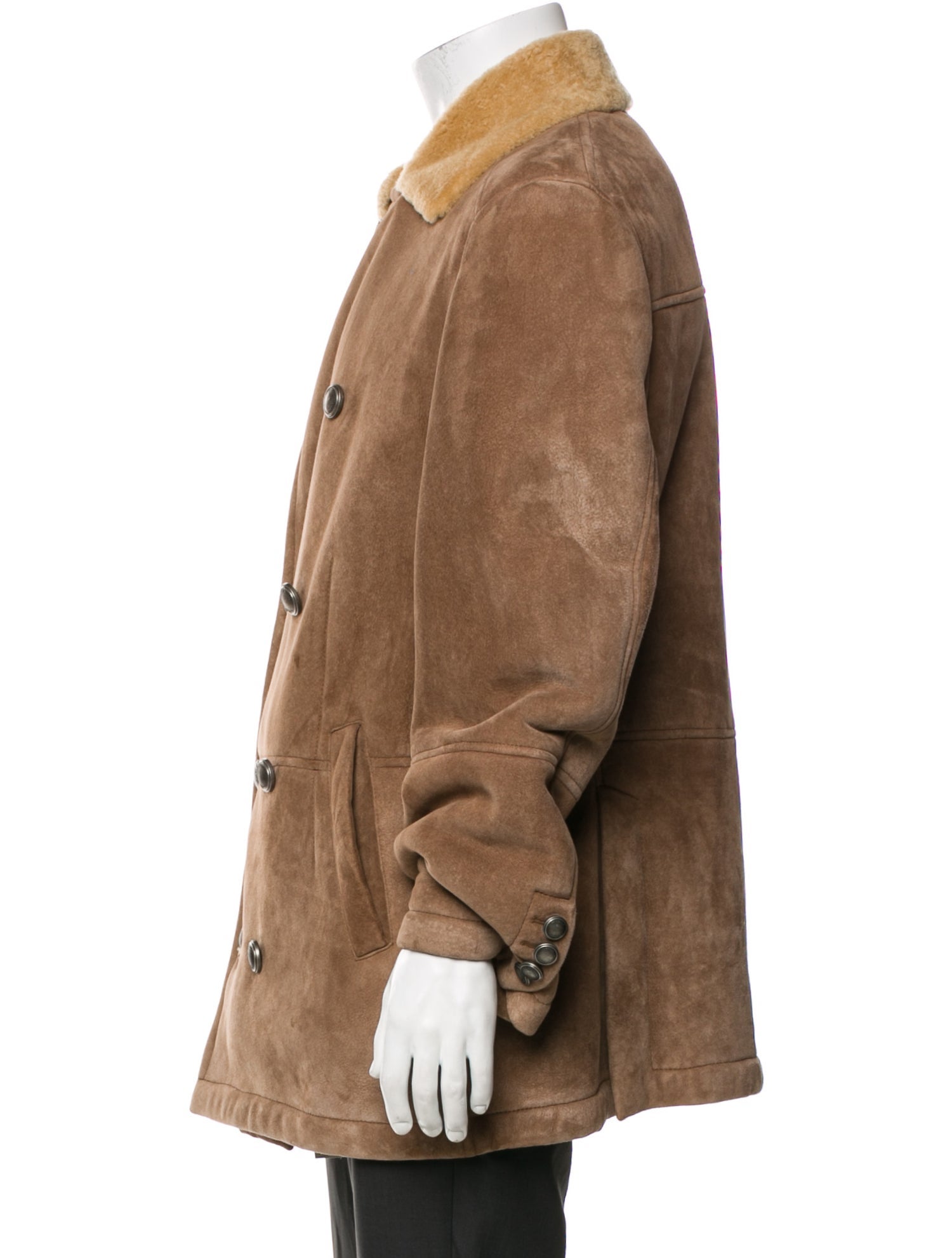 Brunello Cucinelli Lambskin Peacoat