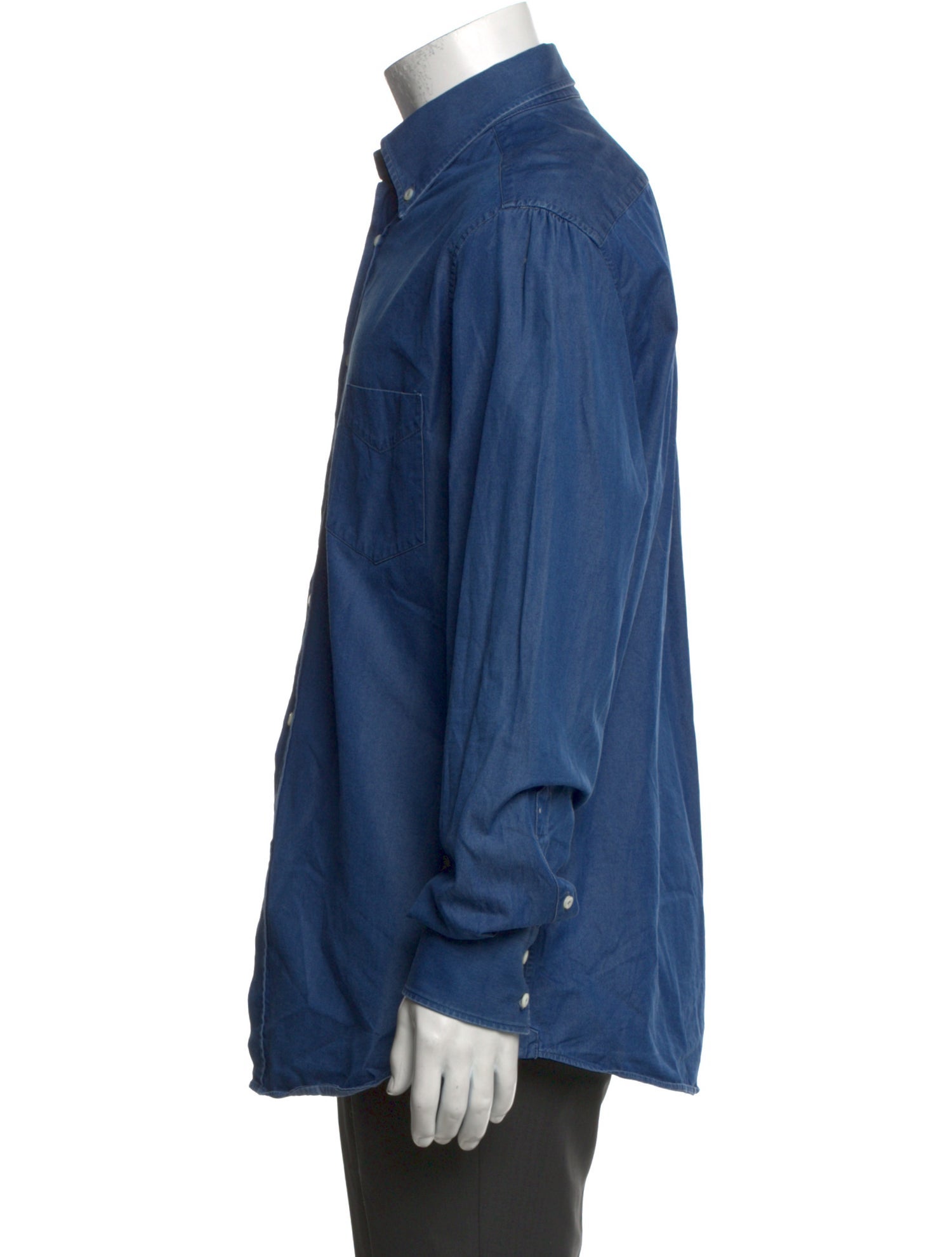 Brunello Cucinelli Long Sleeve Denim Shirt