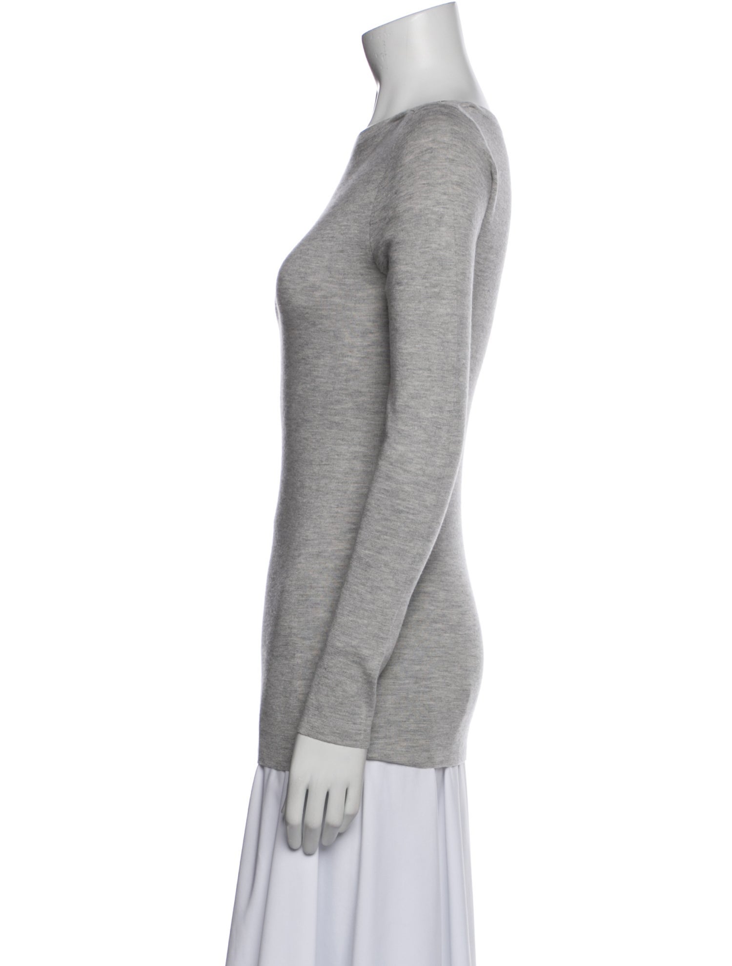 Brunello Cucinelli Cashmere Bateau Neckline Top