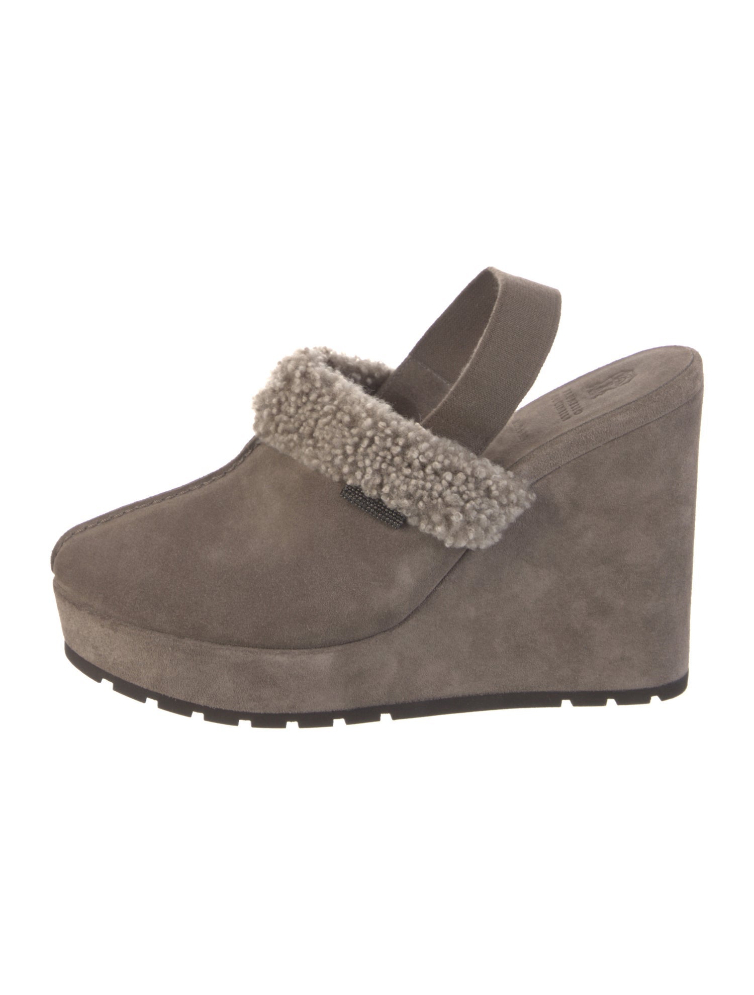 Brunello Cucinelli Suede Mules w/ Tags