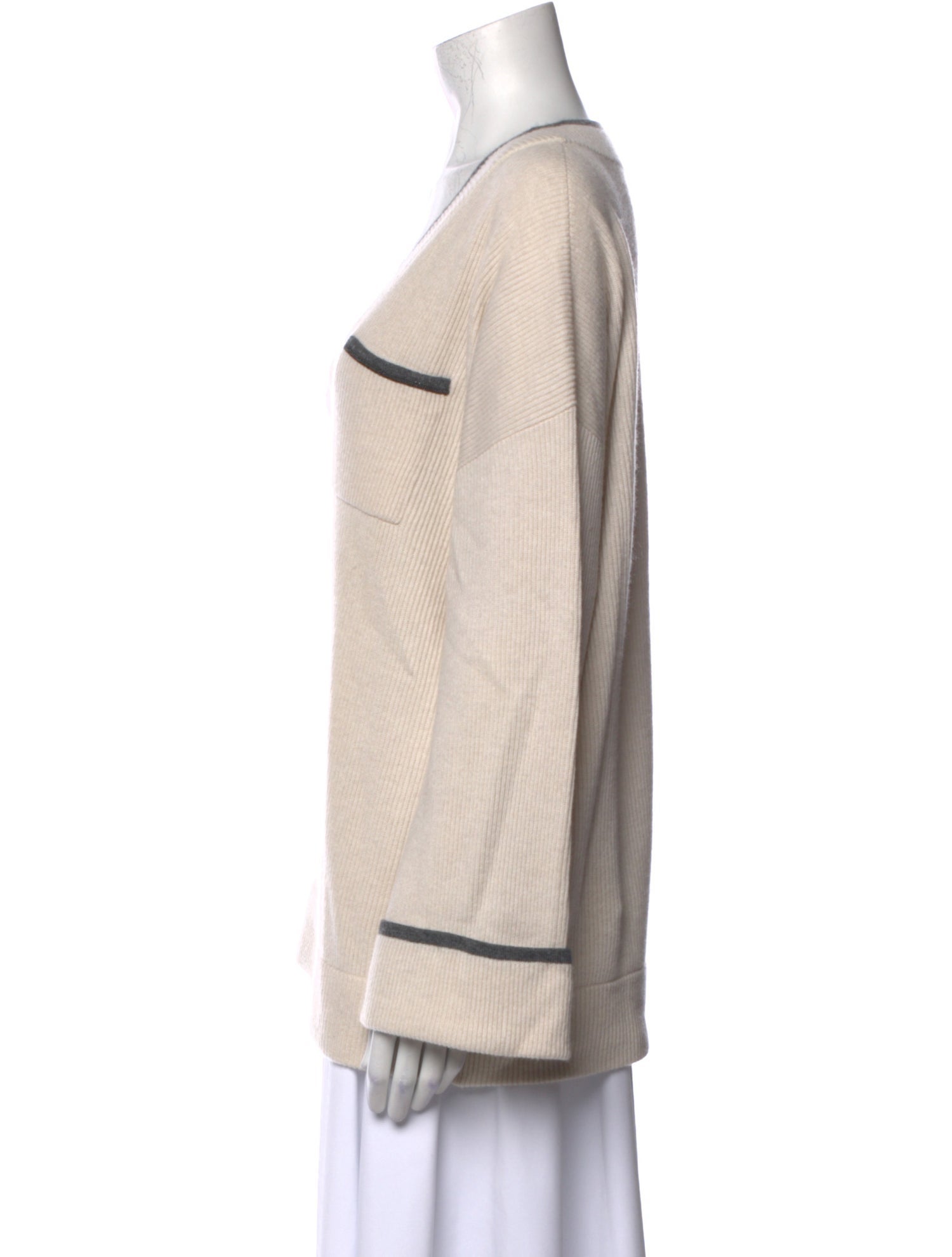 Brunello Cucinelli Cashmere V-Neck Sweater