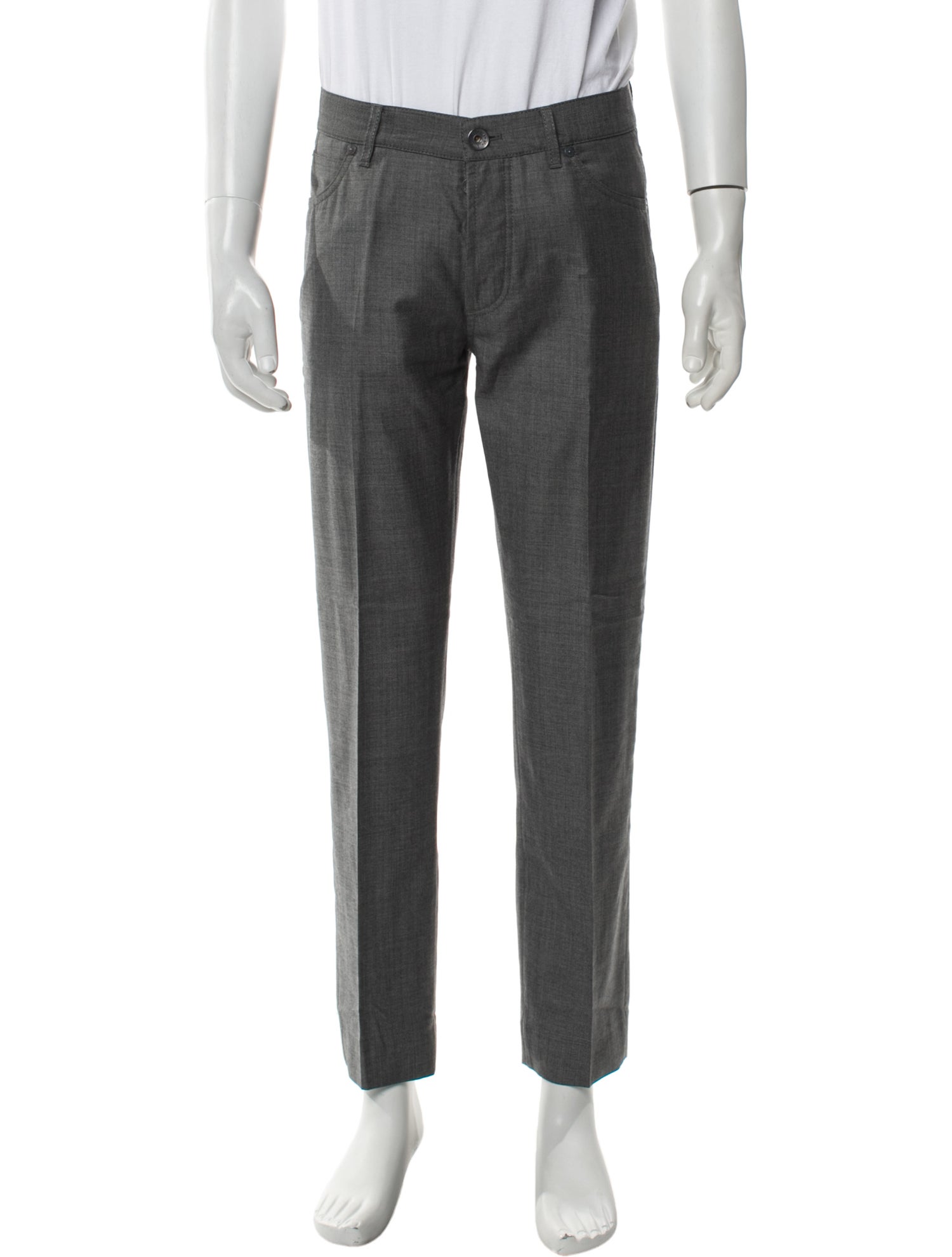 Brunello Cucinelli Virgin Wool Dress Pants