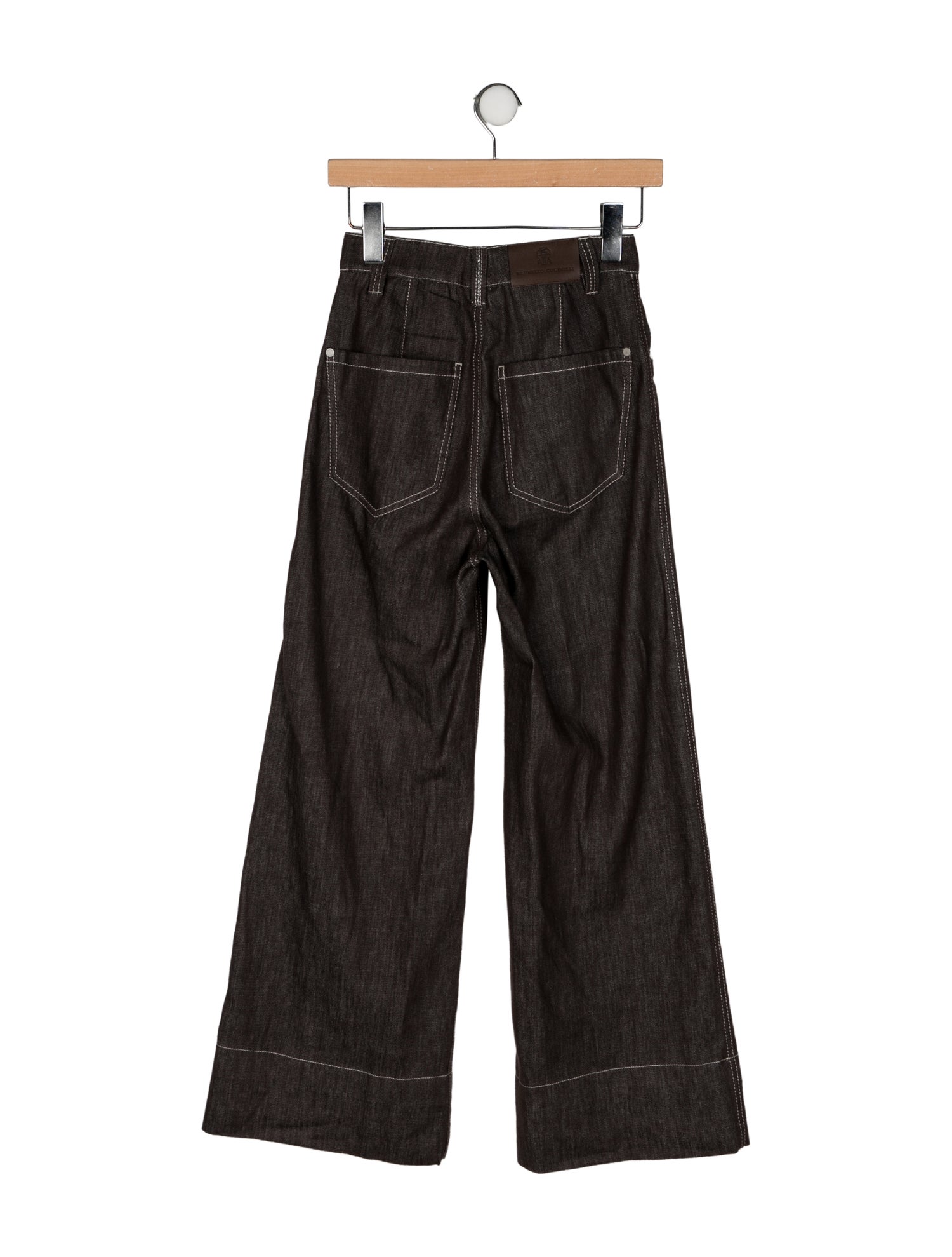 Brunello Cucinelli High-Rise Wide Leg Jeans