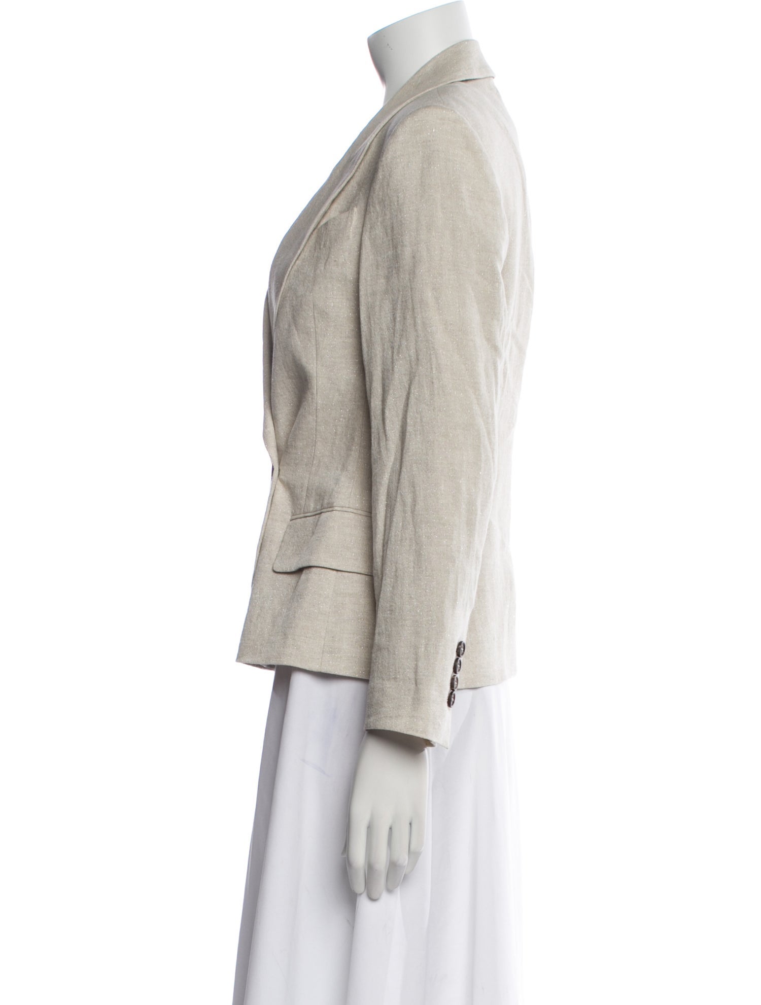 Brunello Cucinelli Linen Striped Blazer