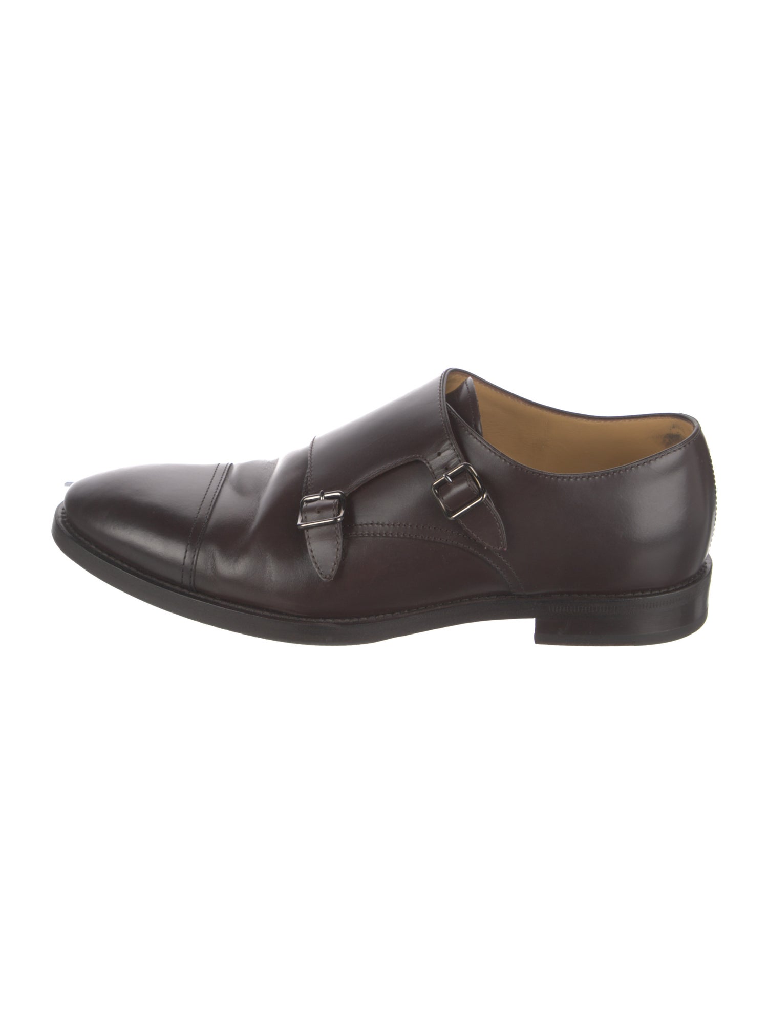 Brunello Cucinelli Leather Monk Straps