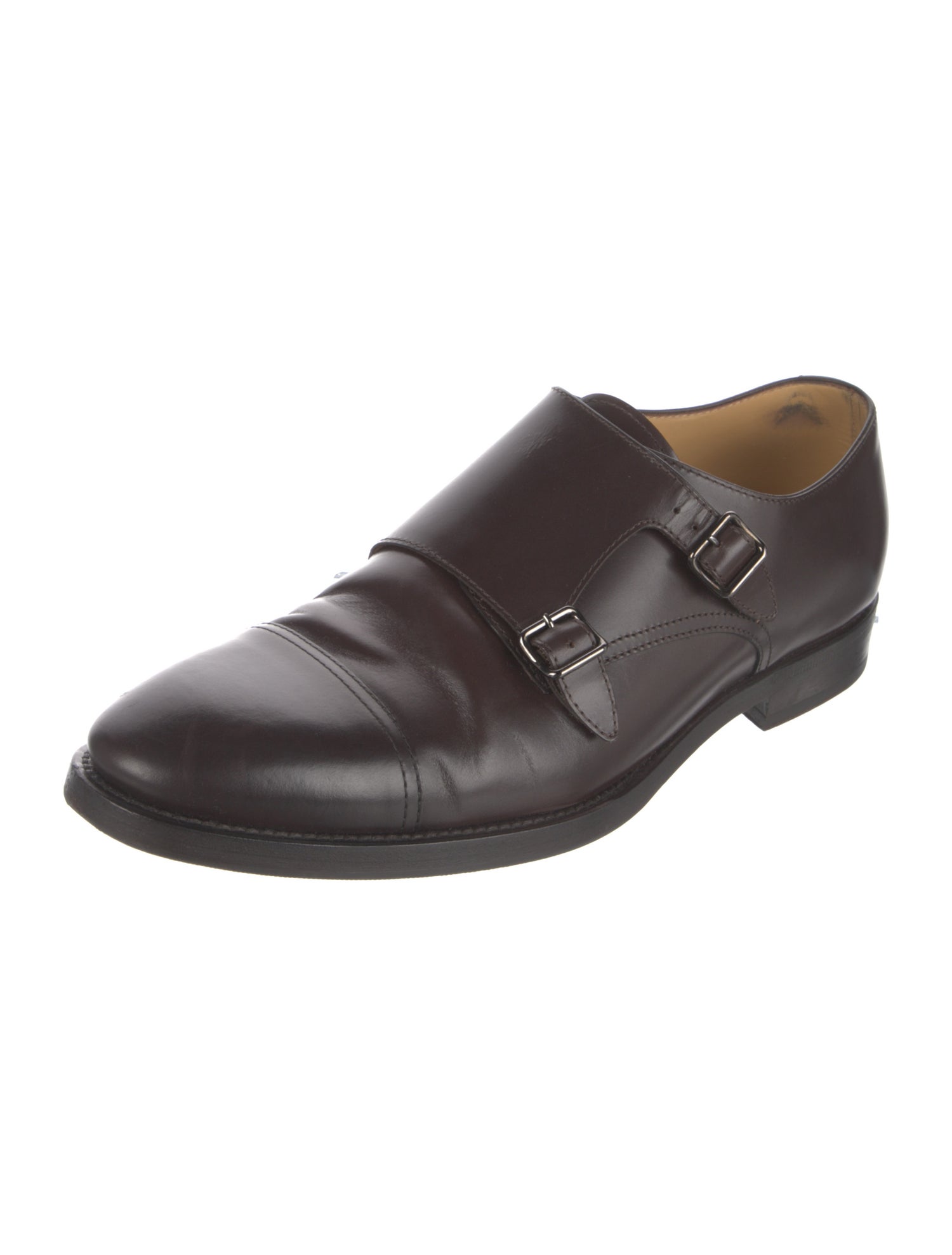 Brunello Cucinelli Leather Monk Straps