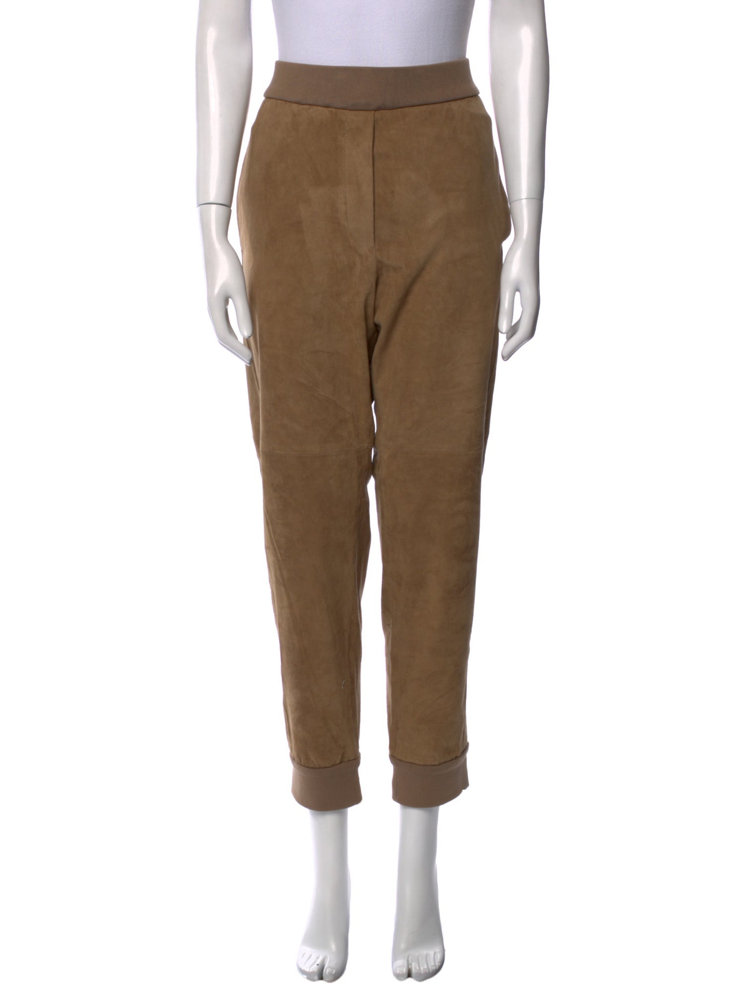 Brunello Cucinelli Leather Skinny Leg Pants