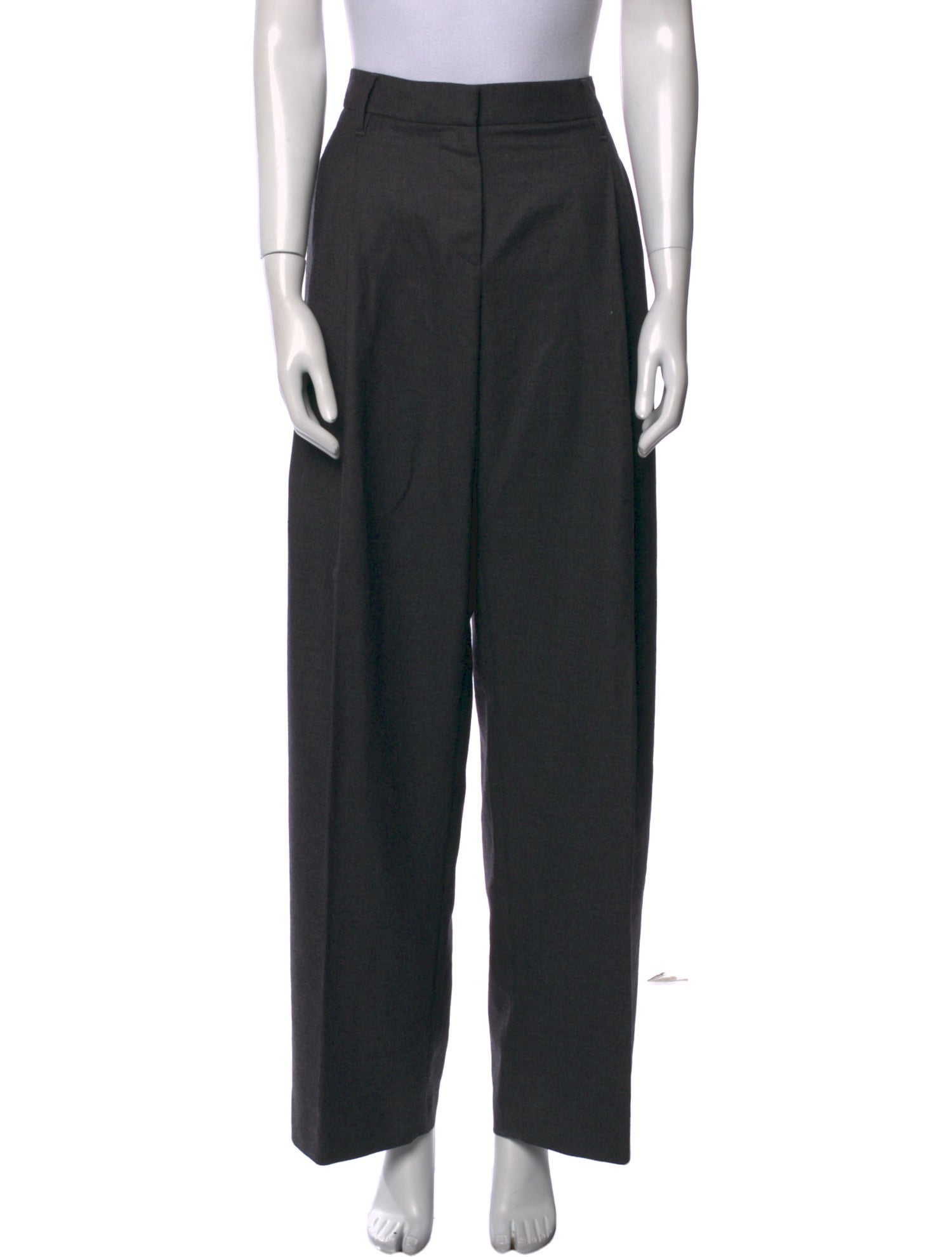 Brunello Cucinelli Virgin Wool Wide Leg Pants