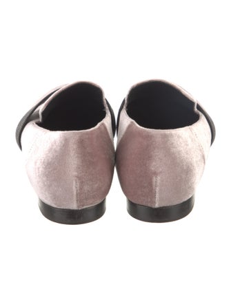 Brunello Cucinelli Monili Velvet Loafers