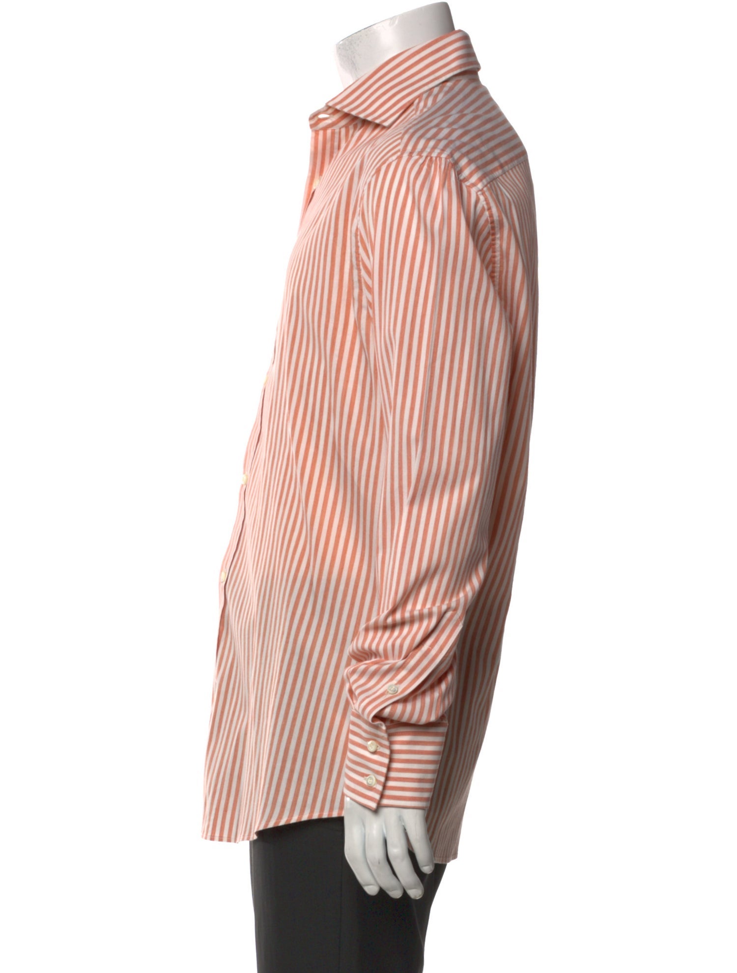 Brunello Cucinelli Striped Long Sleeve Shirt