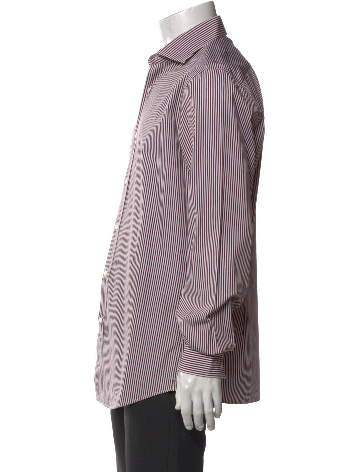 Brunello Cucinelli Striped Long Sleeve Shirt