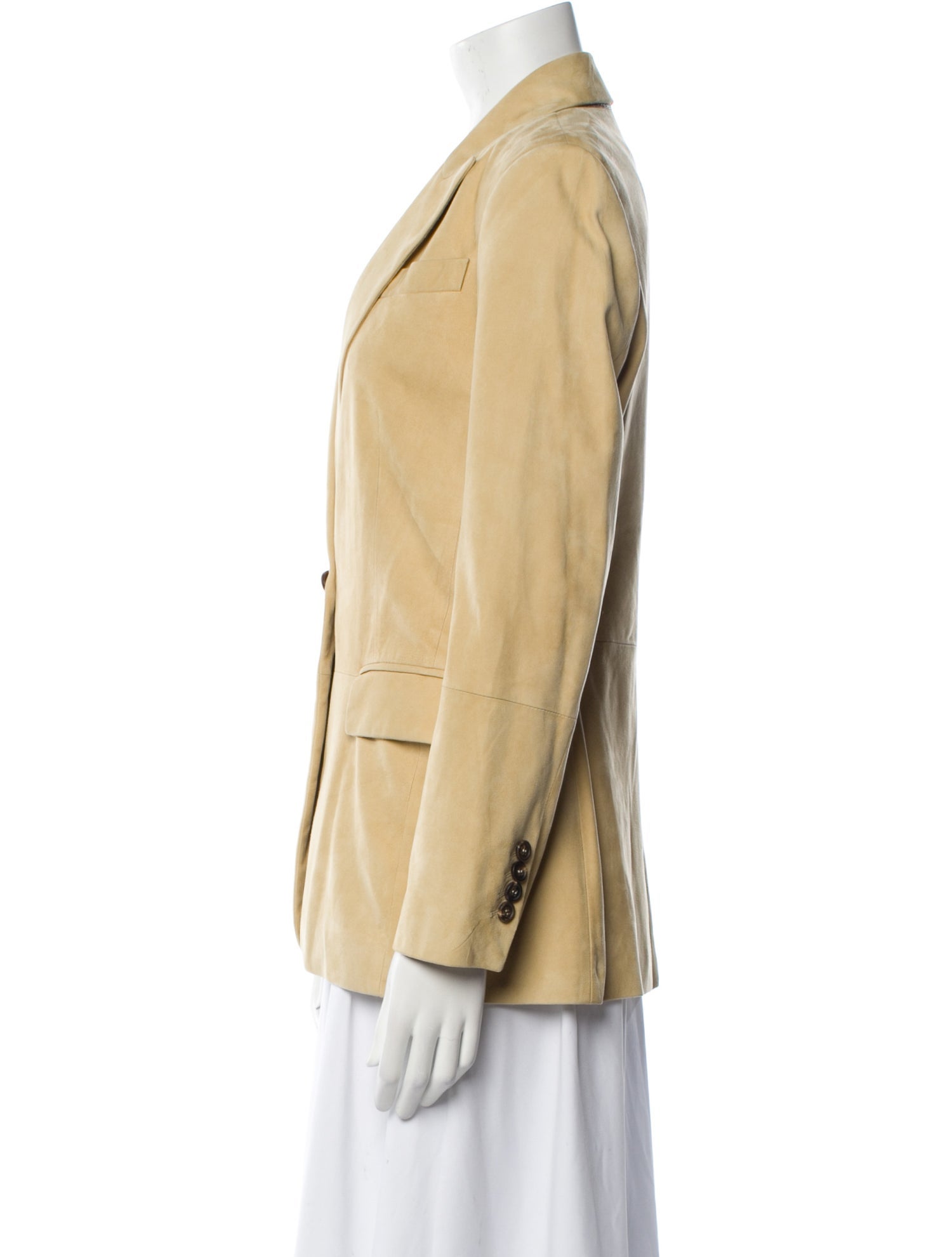 Brunello Cucinelli Leather Blazer