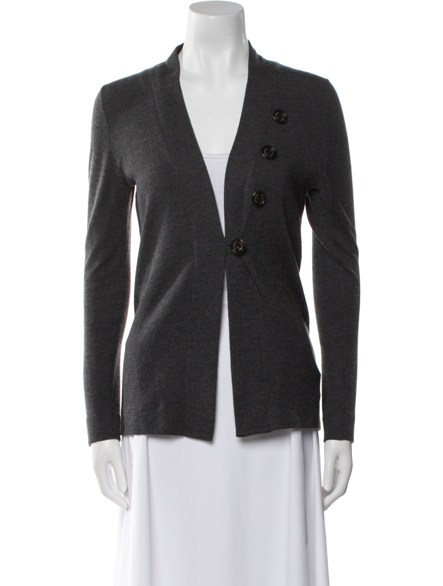 Brunello Cucinelli Cashmere Plunge Neckline Sweater